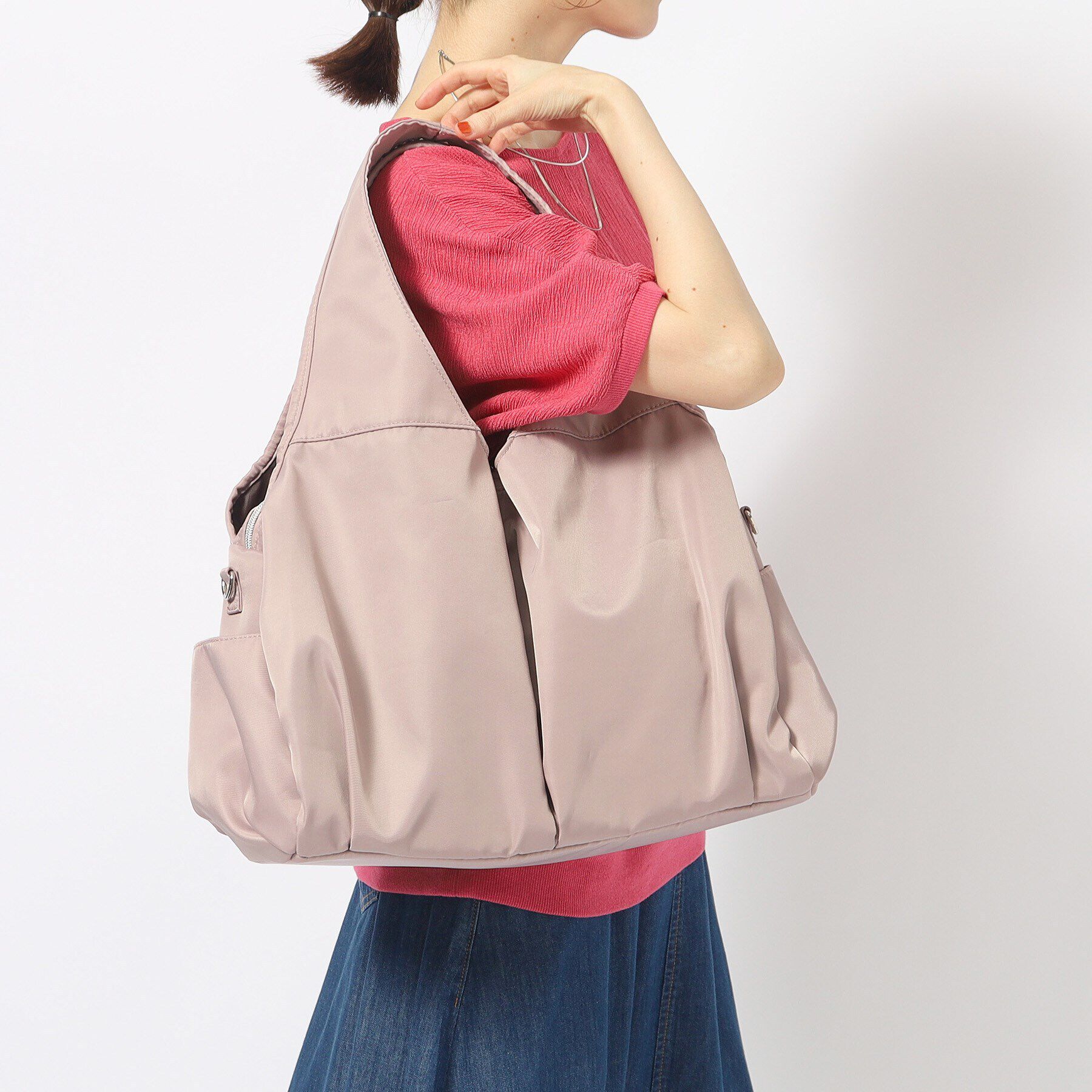 SHOO･LA･RUE「【撥水／2WAY】ビッグポケットトートバッグ」|トートバッグ|