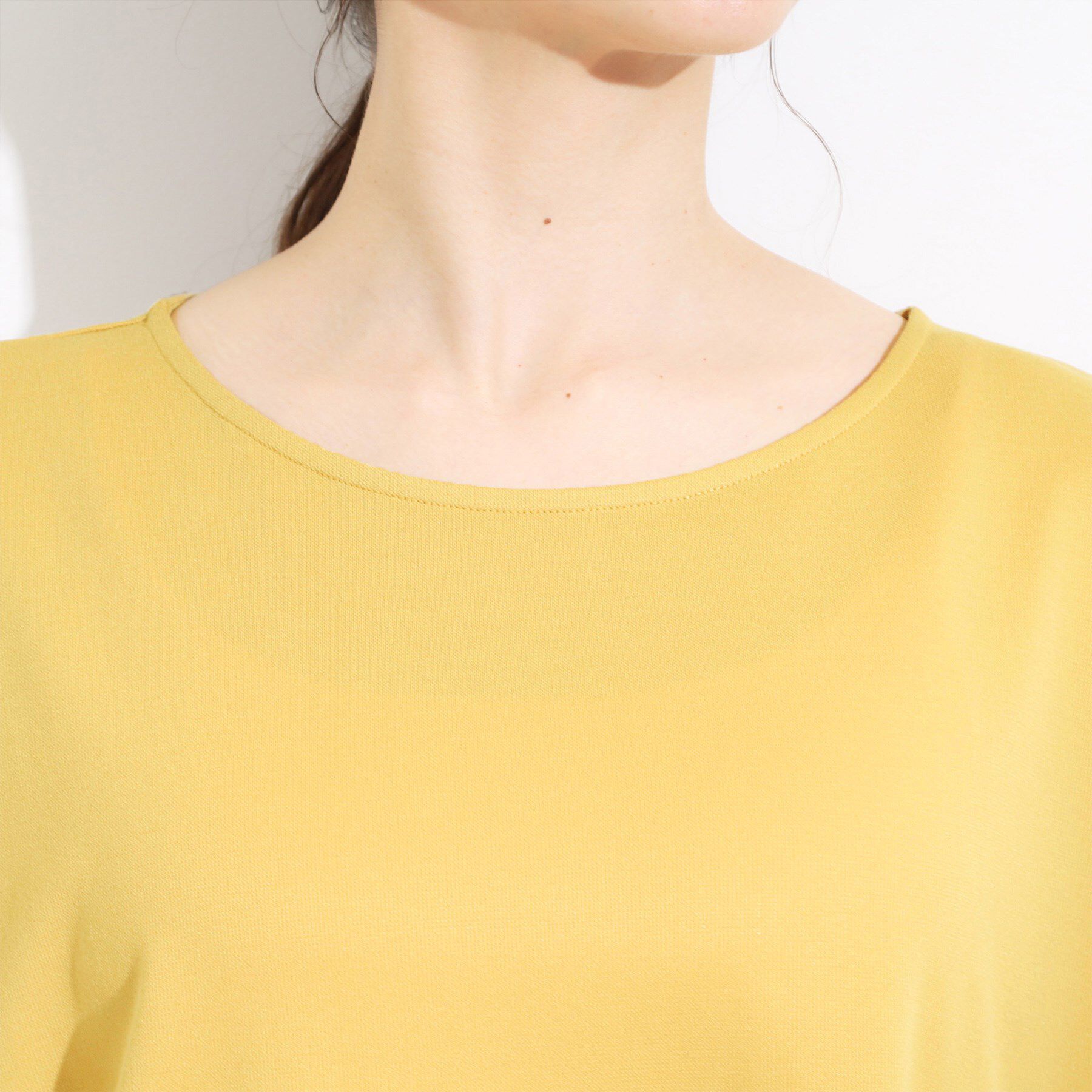 SHOO･LA･RUE「【S-LL/UV/吸水速乾】さらりと着こなす 肩タックゆるトップス」|Tシャツ・カットソー|