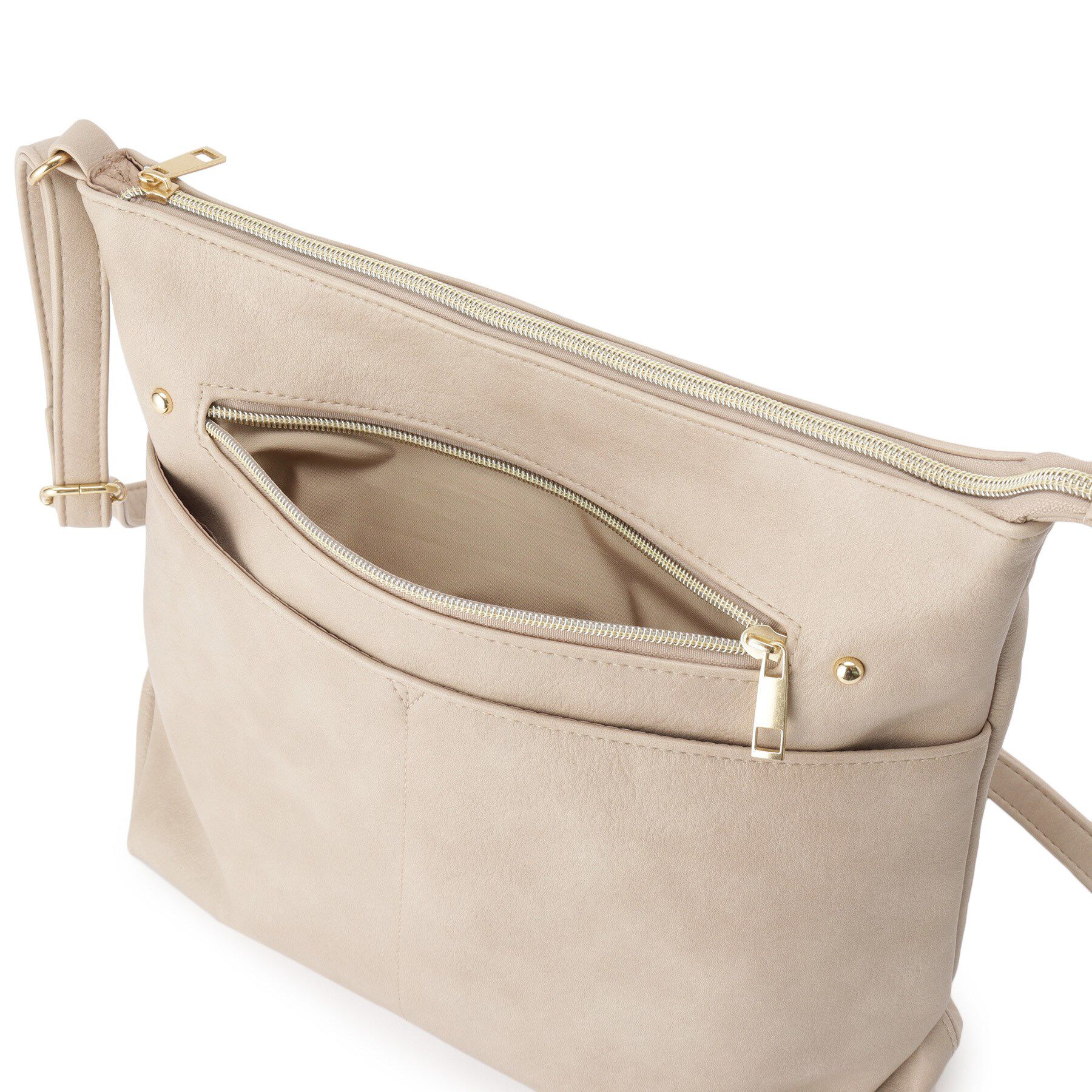 SHOO･LA･RUE「【デイリー使いに】フロント2ポケット ショルダーバッグ」|ショルダー・メッセンジャー|