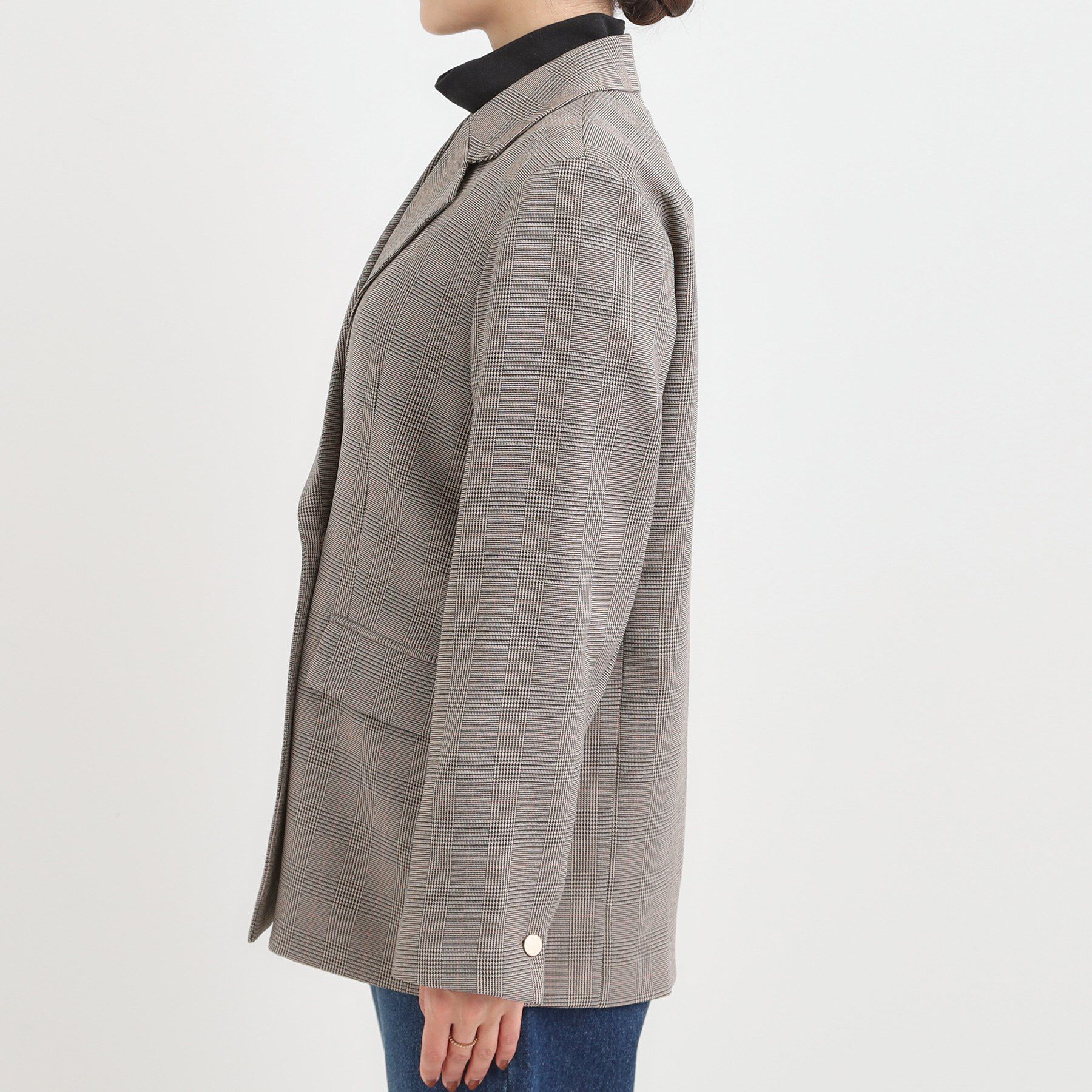 SHOO･LA･RUE「【洗える/S-LL/セットアップ可】カジュアルからきれいめまで ダブルジャケット」|テーラードジャケット|