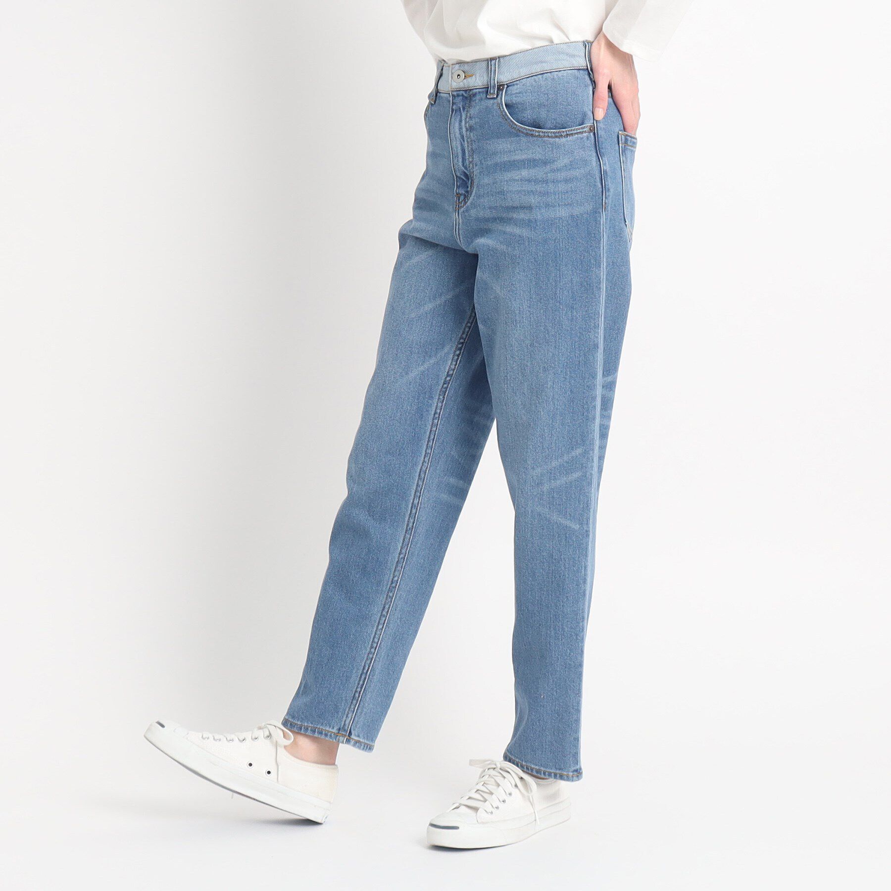 Dessin「【リンクコーデ・CALVERTON】テーパードデニムパンツ＜S～L＞」|デニム|