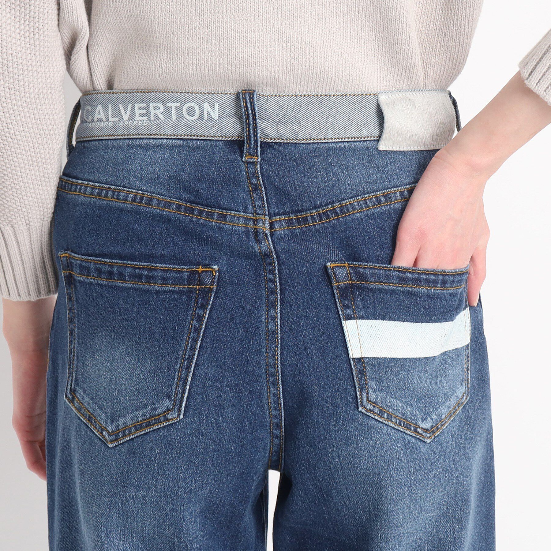 Dessin「【リンクコーデ・CALVERTON】テーパードデニムパンツ＜S～L＞」|デニム|