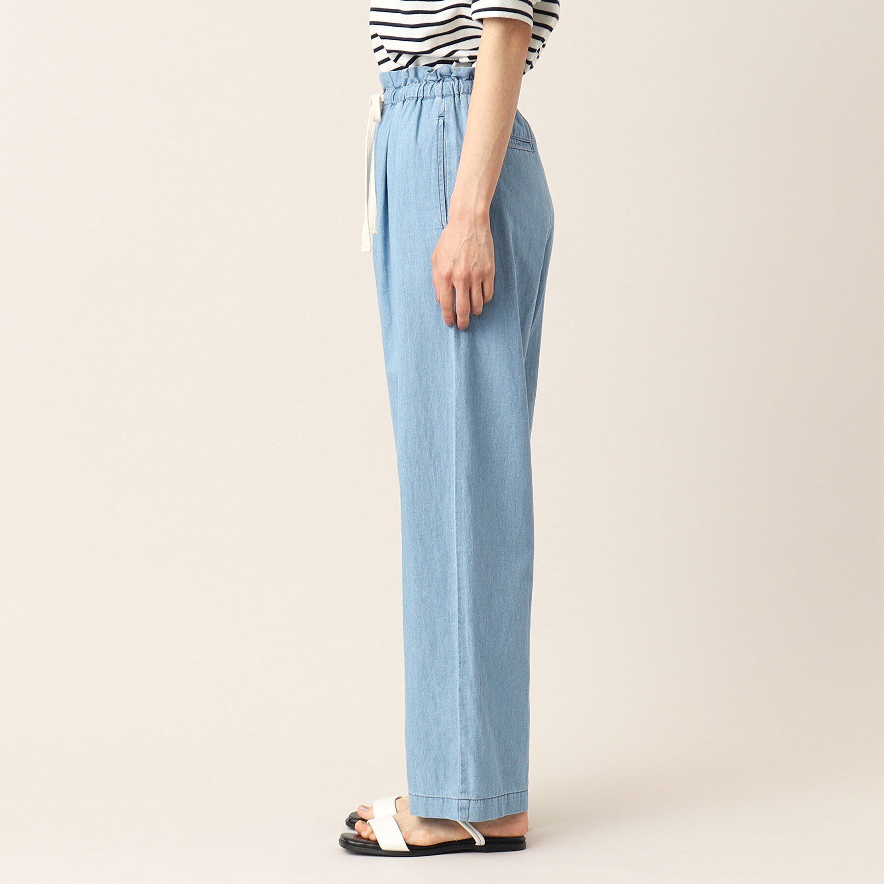 Dessin「【洗える】リラックスデニムパンツ（XS～L）」|デニム|