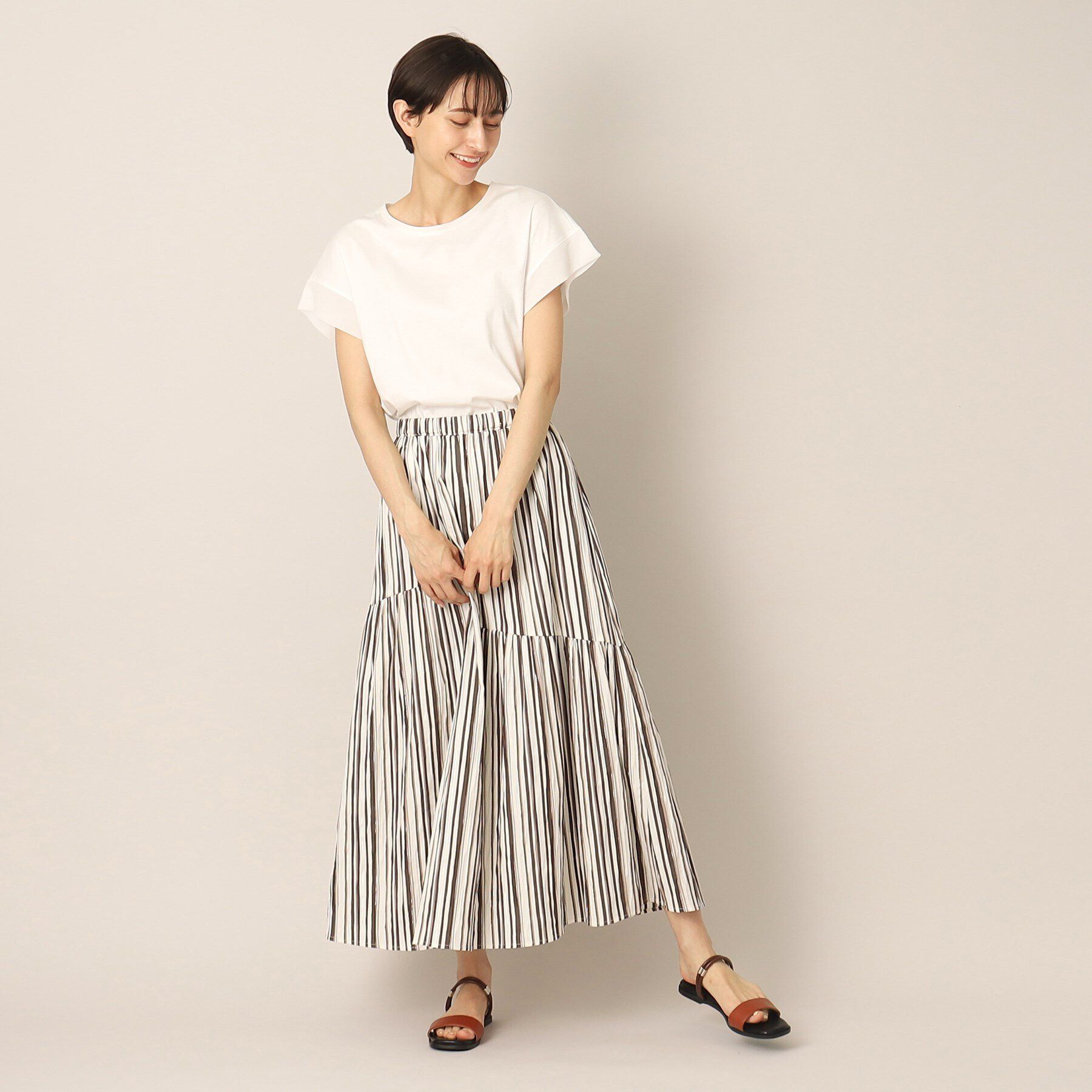 Dessin「ワッシャーストライプスカート（S～L）」|スカート|