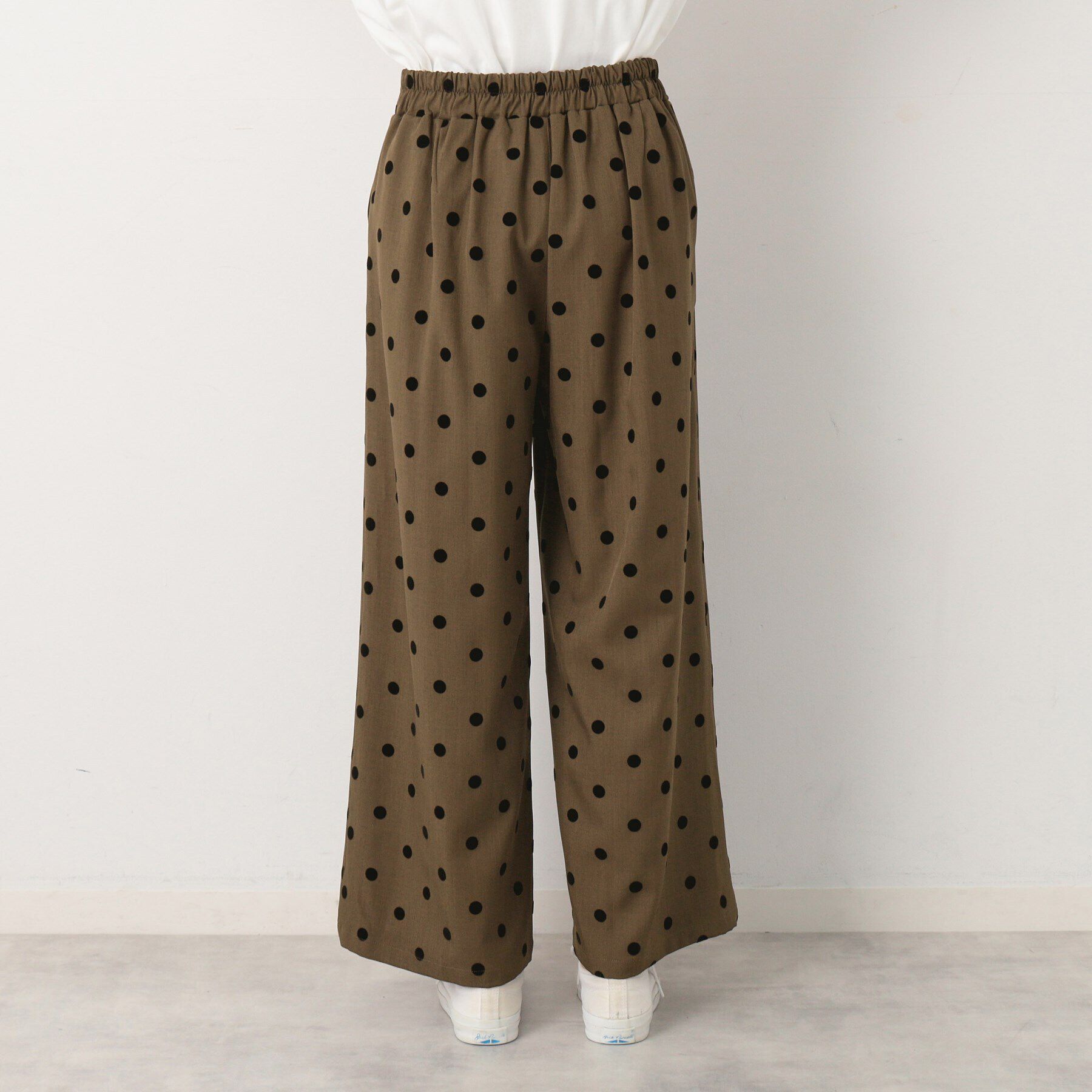 Dessin「【後ろゴム・洗える】フロッキードットイージーパンツ（S～L）」|その他|