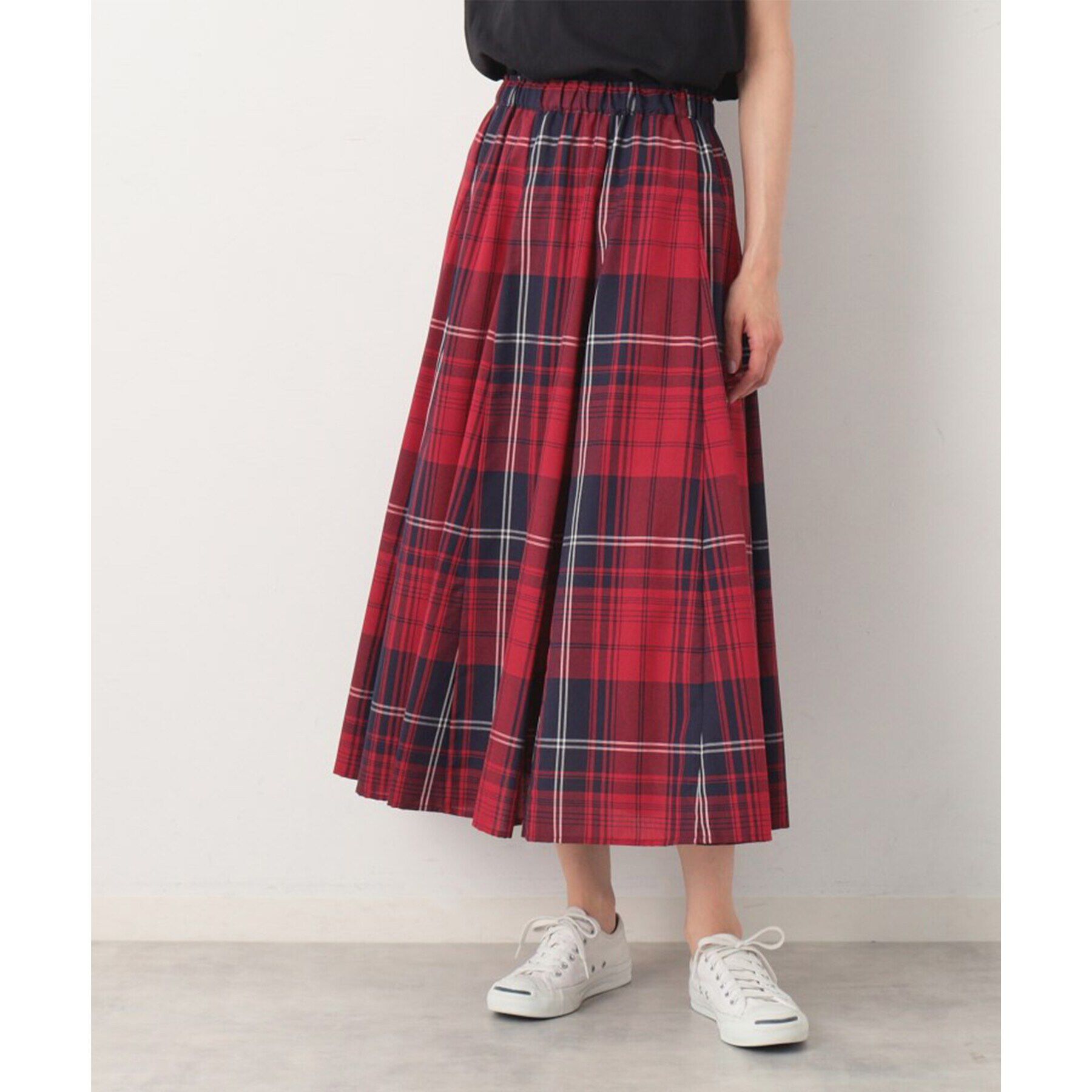 Dessin「【秋色登場・ウエストゴム】映えチェックスカート（XS～L）」|スカート|