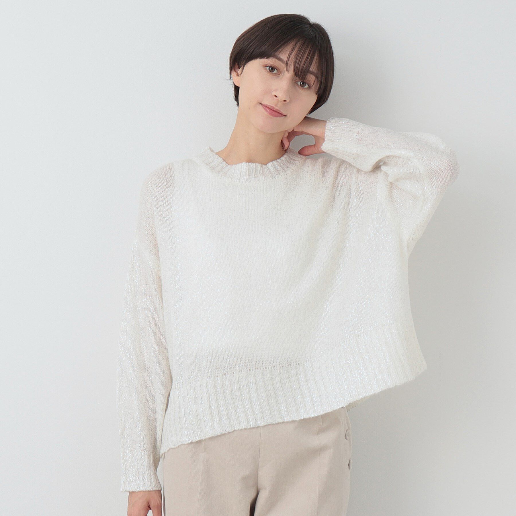 Dessin「箔プリントニット」|ニット・セーター|