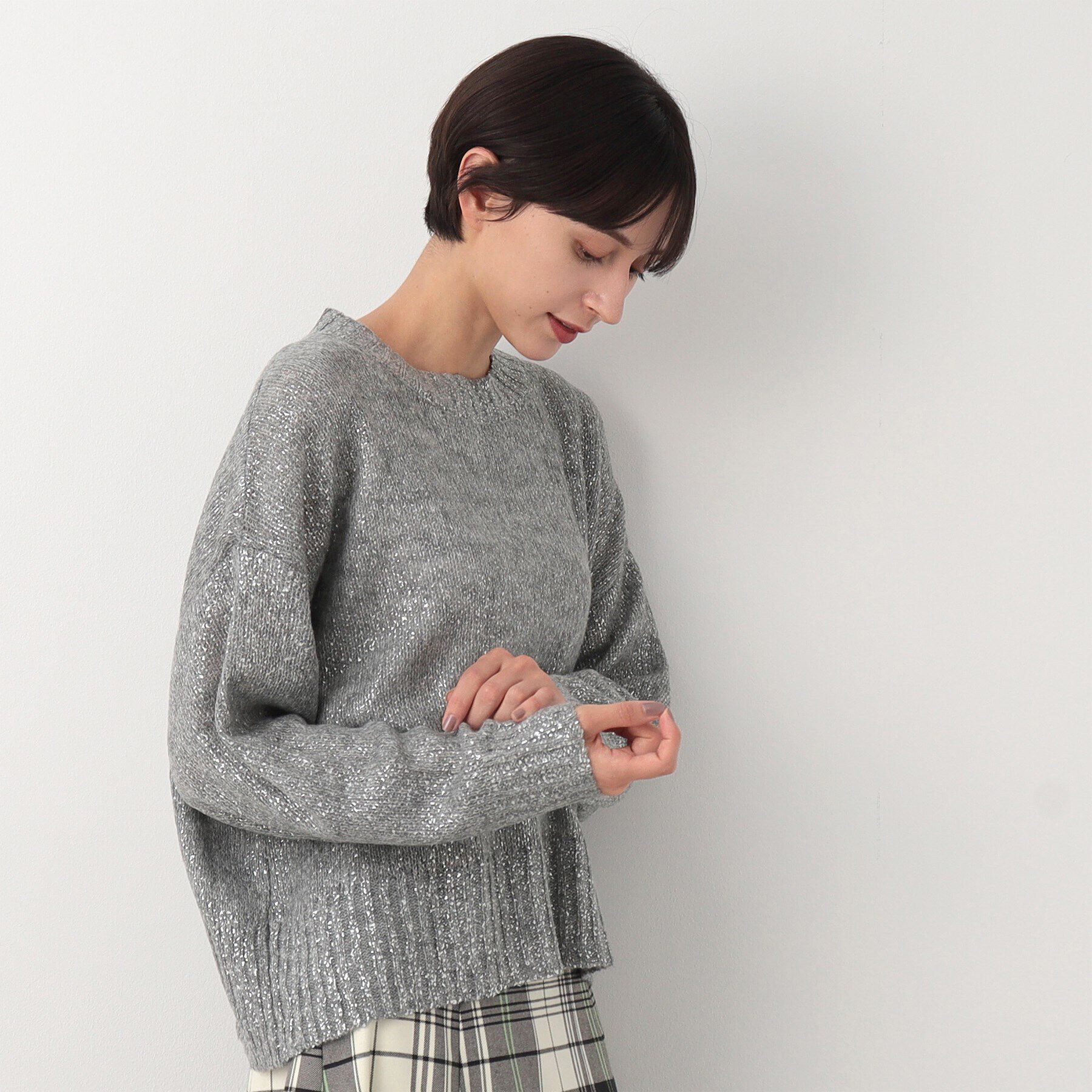 Dessin「箔プリントニット」|ニット・セーター|