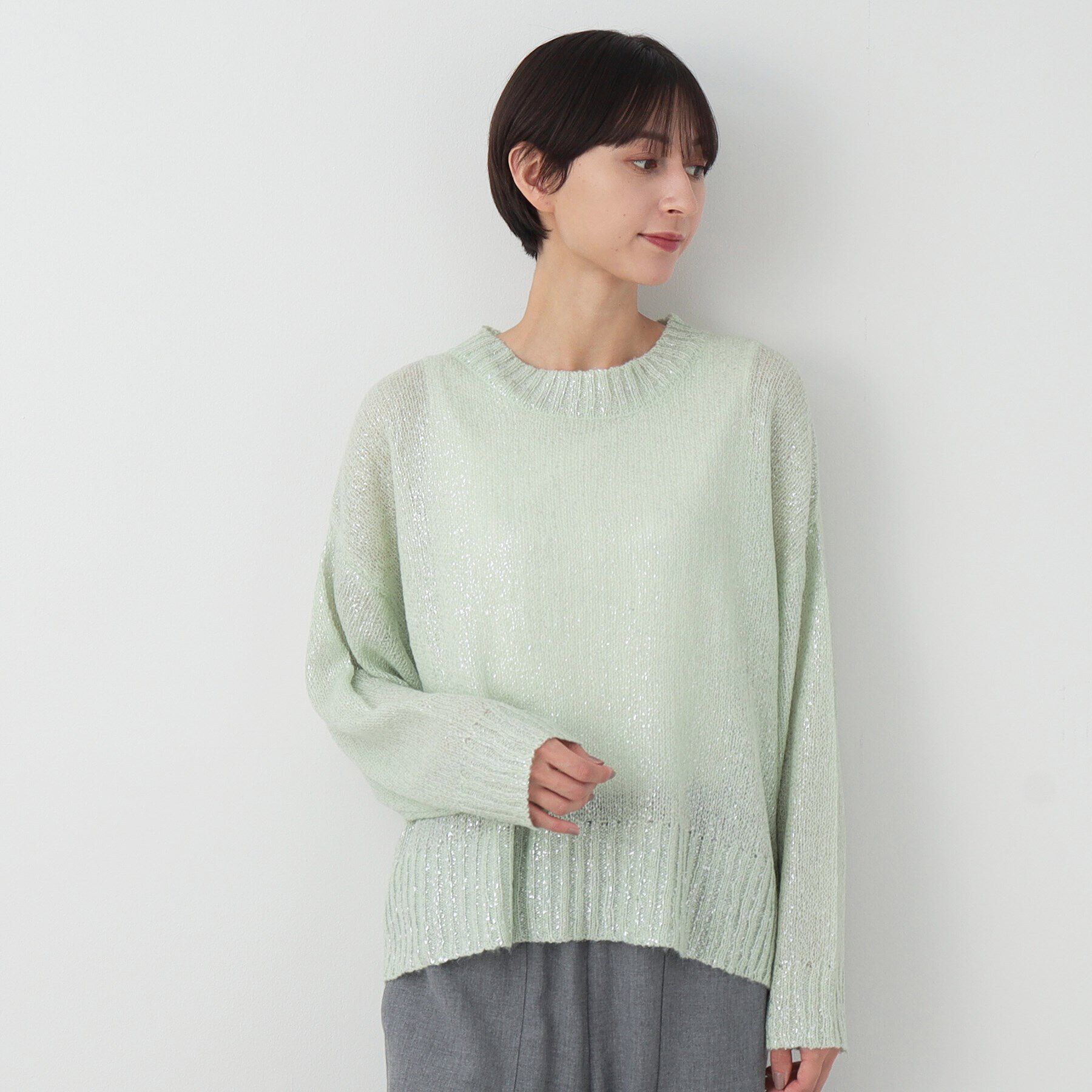 Dessin「箔プリントニット」|ニット・セーター|