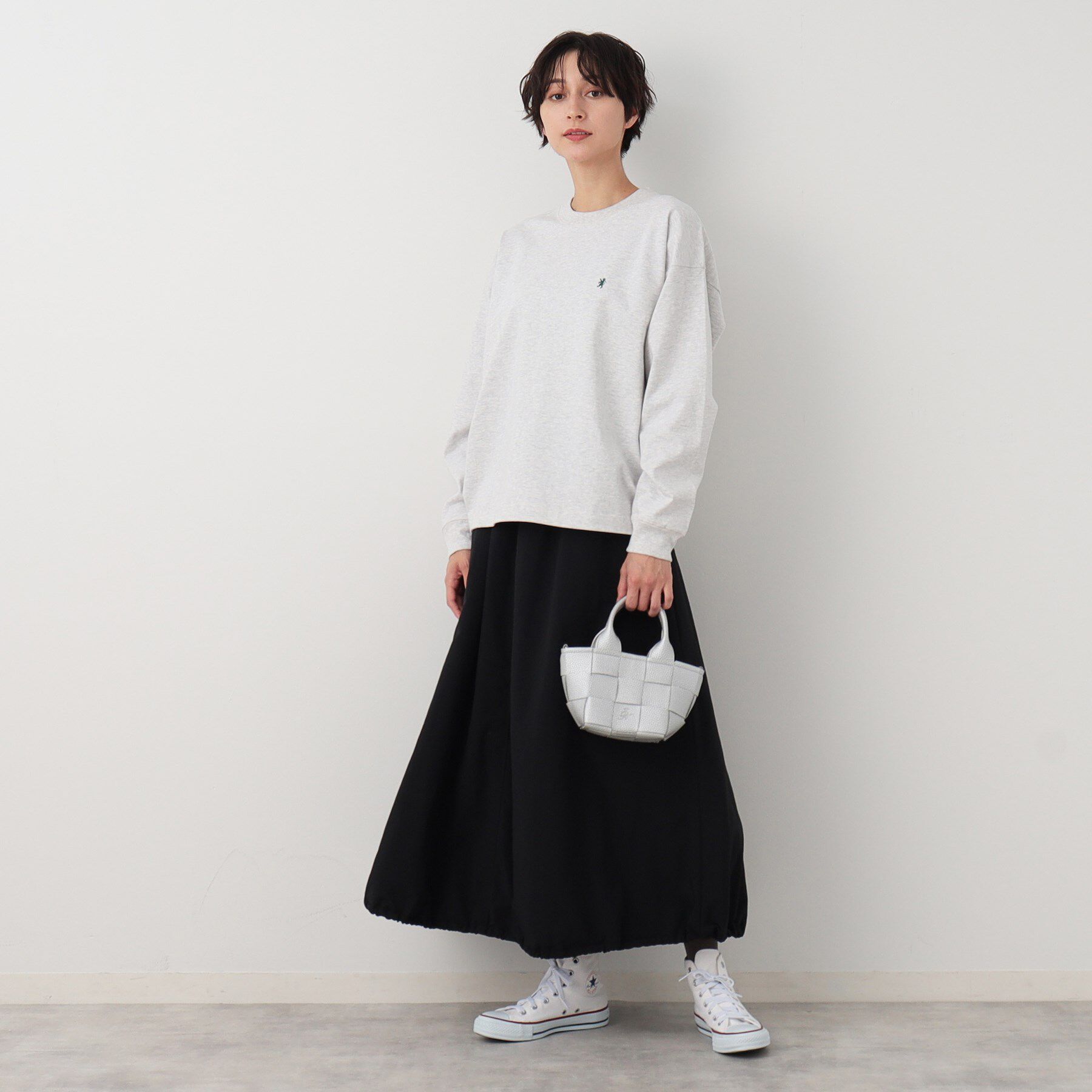 Dessin「中綿入り裾ドロストスカート」|スカート|