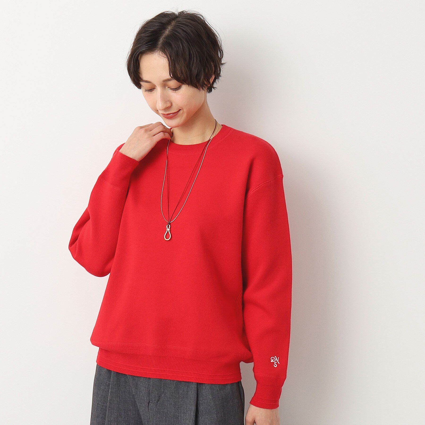 Dessin「【ユニセックス・洗える】コットンカシミヤケーブルニット」|ニット・セーター|