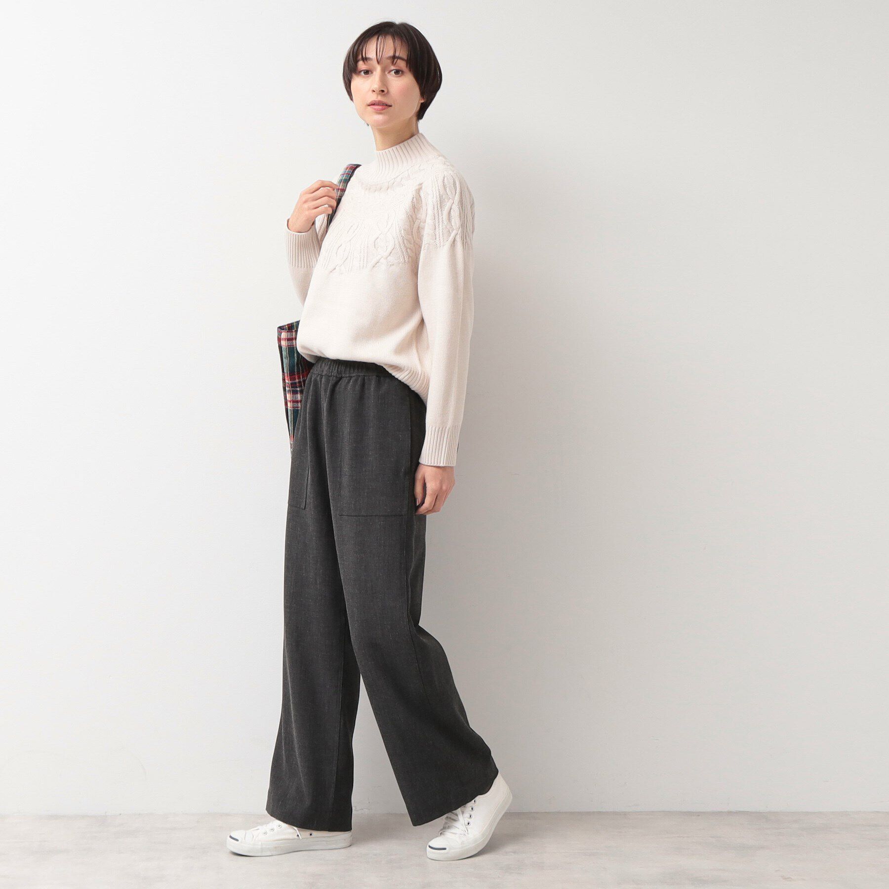 Dessin「【ウエストゴム・裏付き・洗える】アウトポケット付きパンツ（XS～L）」|その他|