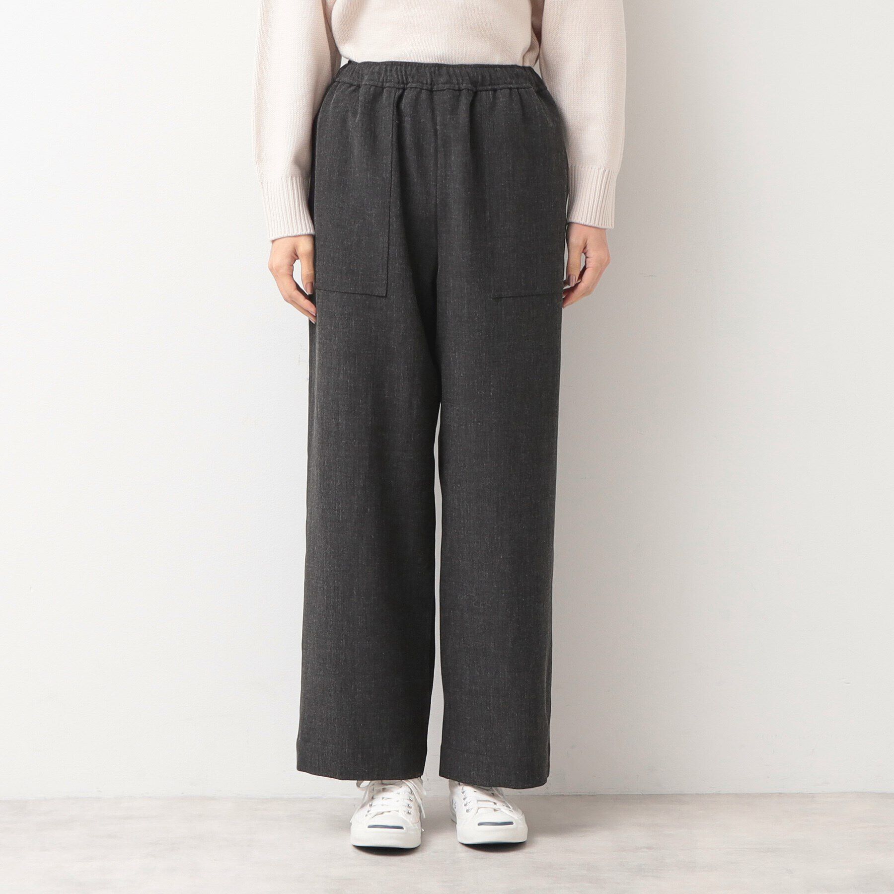 Dessin「【ウエストゴム・裏付き・洗える】アウトポケット付きパンツ（XS～L）」|その他|