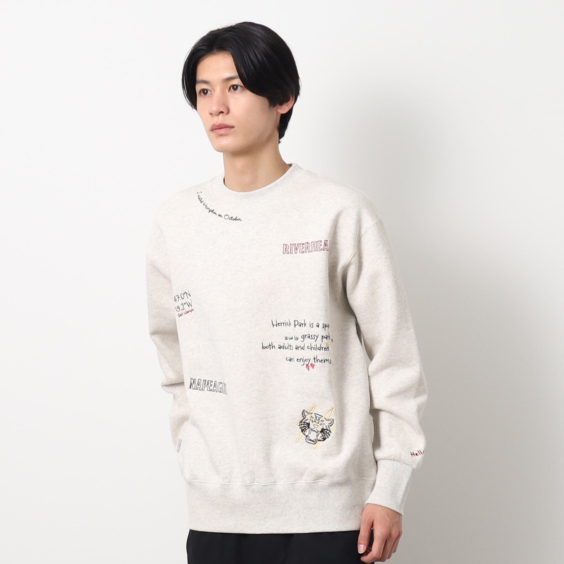 Dessin「落書きモチーフスウェット」|パーカー|