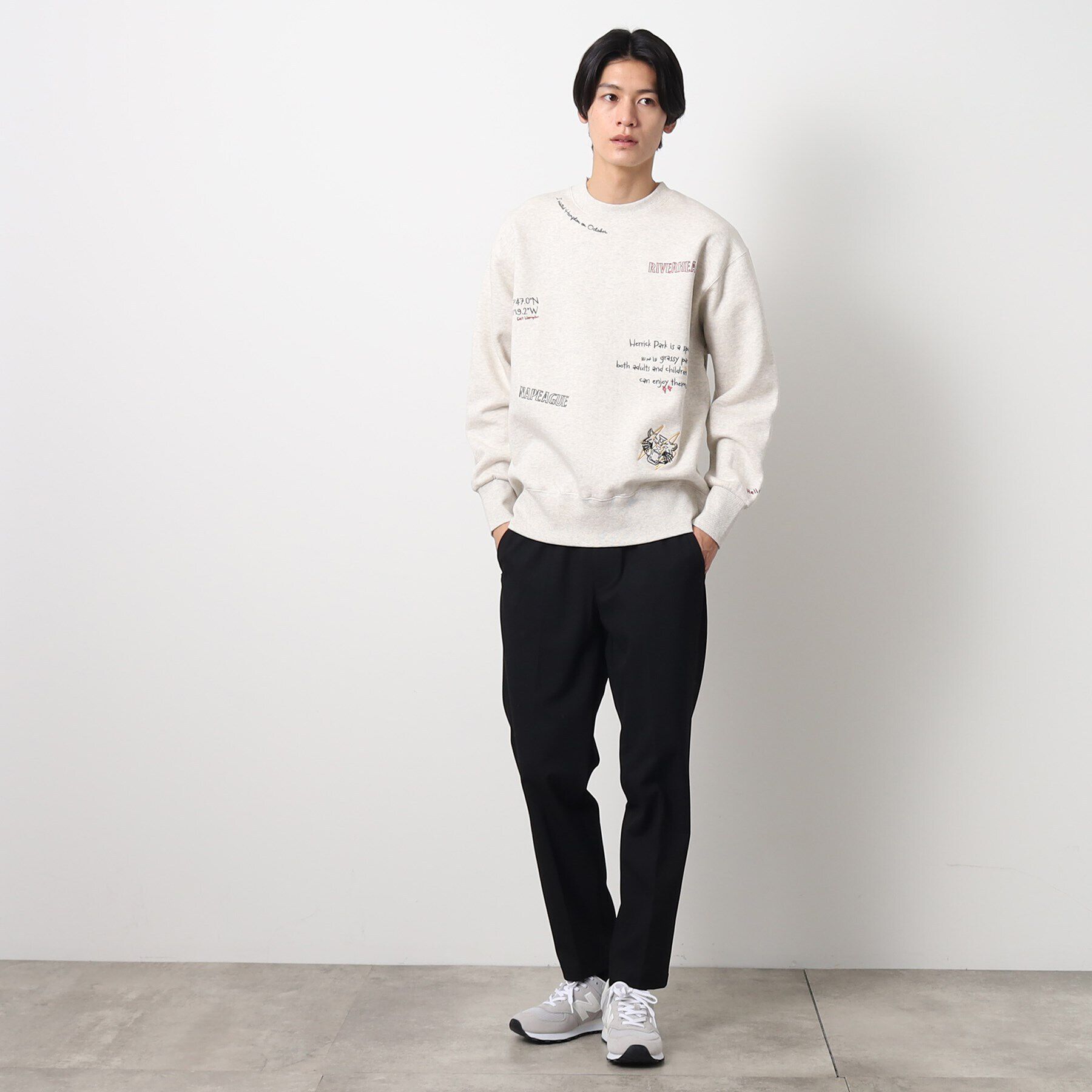 Dessin「落書きモチーフスウェット」|パーカー|