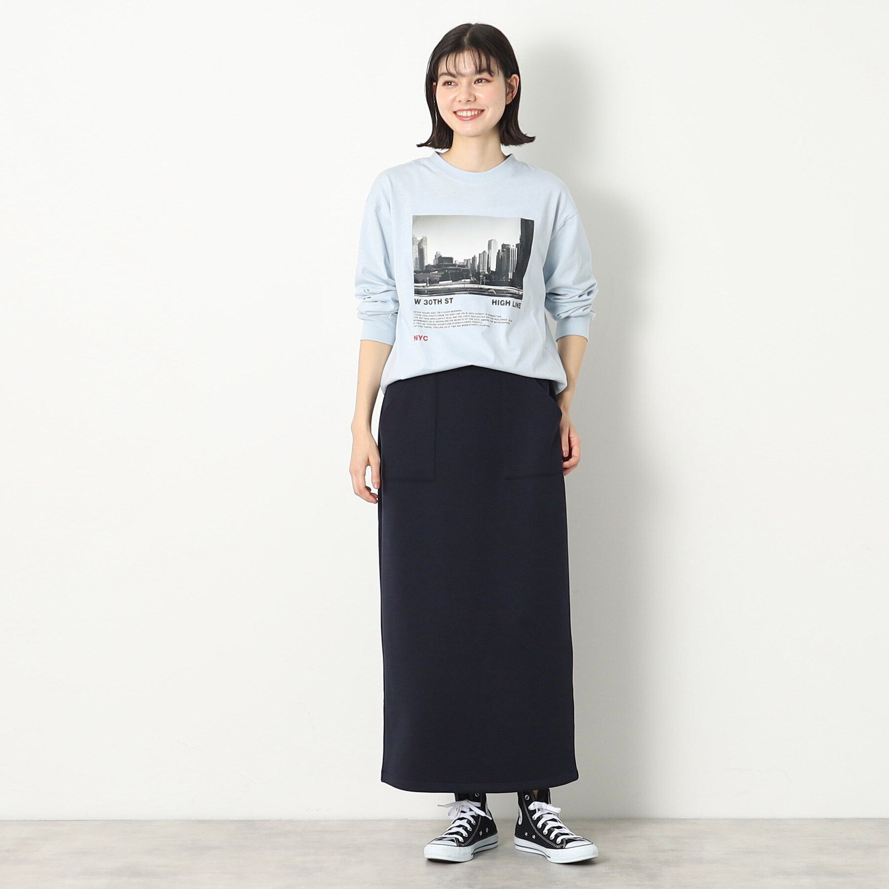 Dessin「【ユニセックス・洗える】フォトプリントロングスリーブTシャツ」|Tシャツ・カットソー|