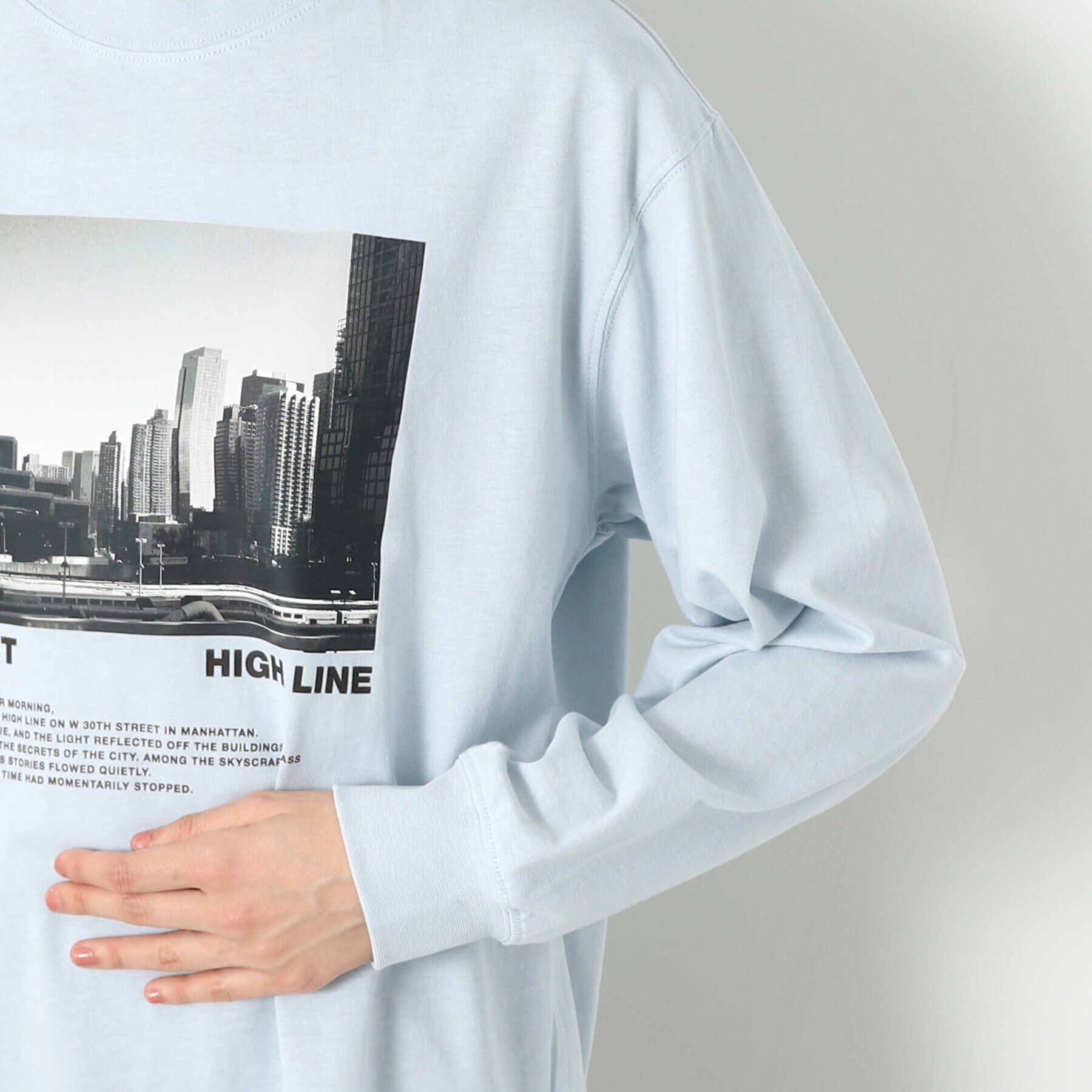 Dessin「【ユニセックス・洗える】フォトプリントロングスリーブTシャツ」|Tシャツ・カットソー|