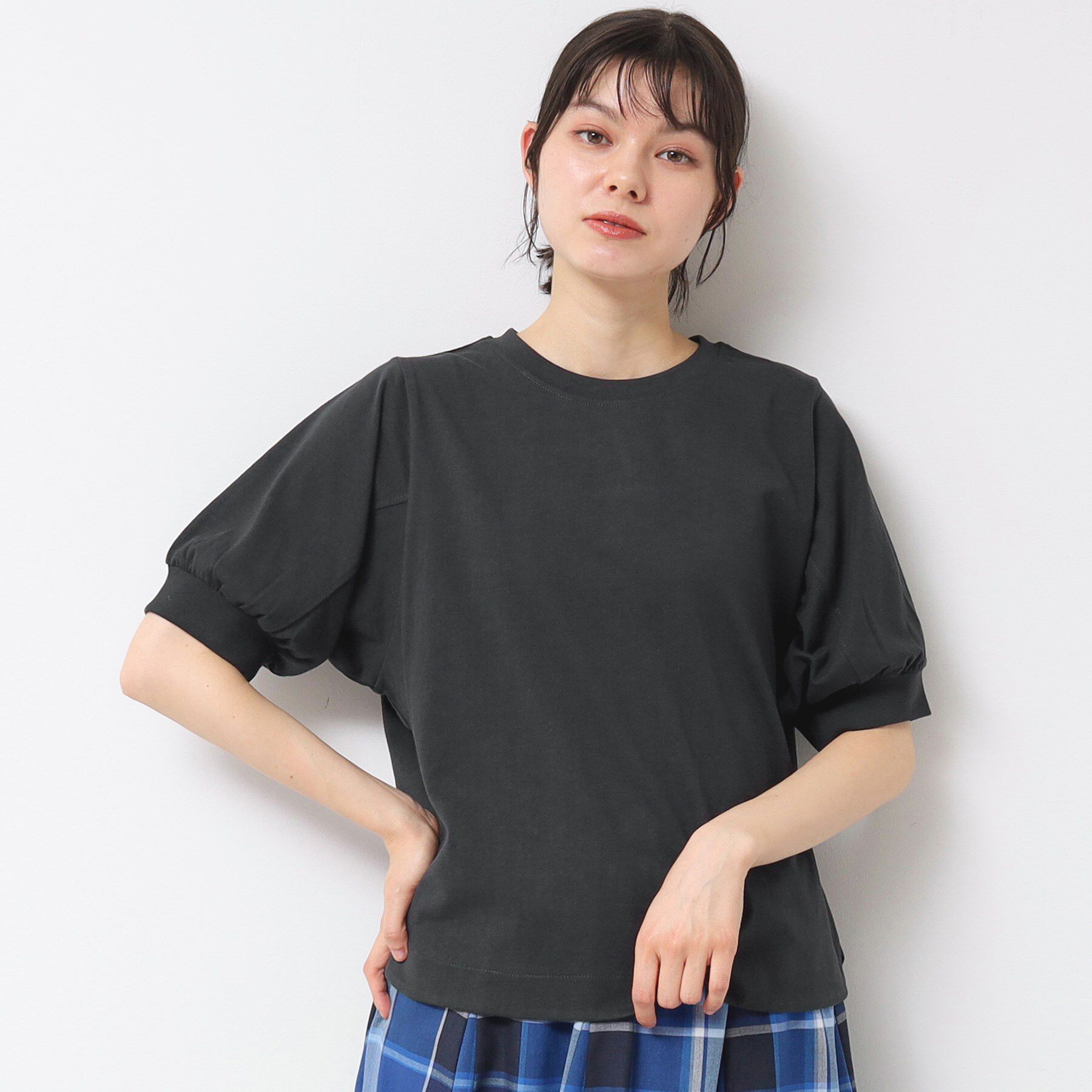 Dessin「【洗える】パフスリーブカットソー（XS～L）」|Tシャツ・カットソー|