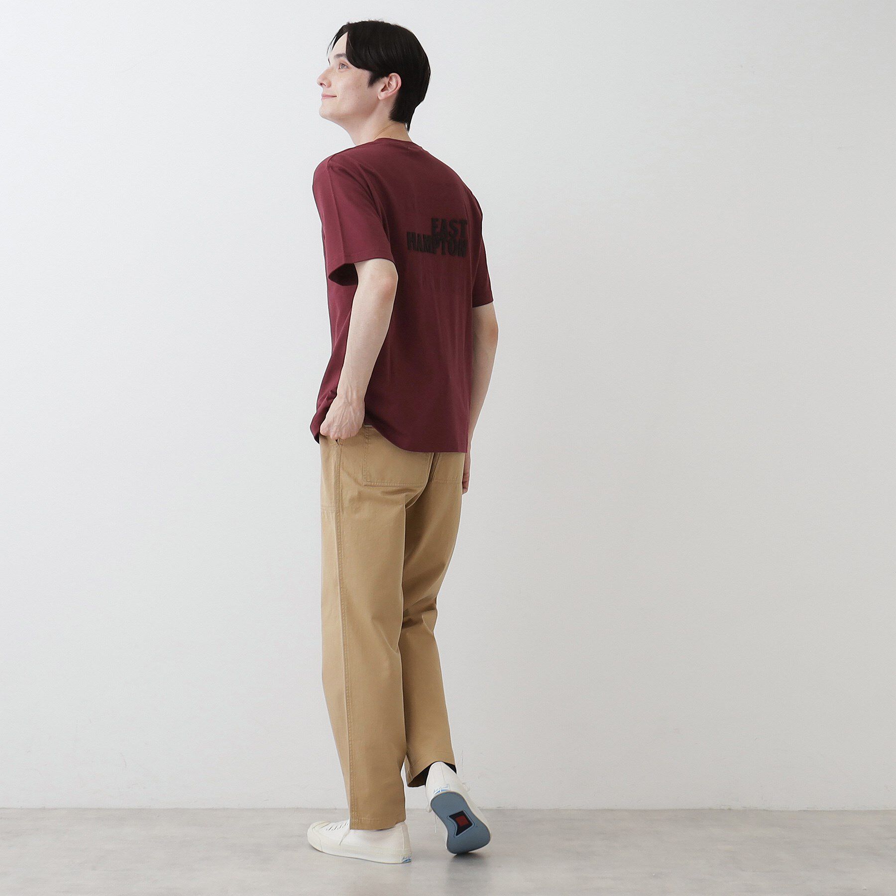 Dessin「【洗える】オーガニックコットンロゴ入り半袖Tシャツ」|Tシャツ・カットソー|