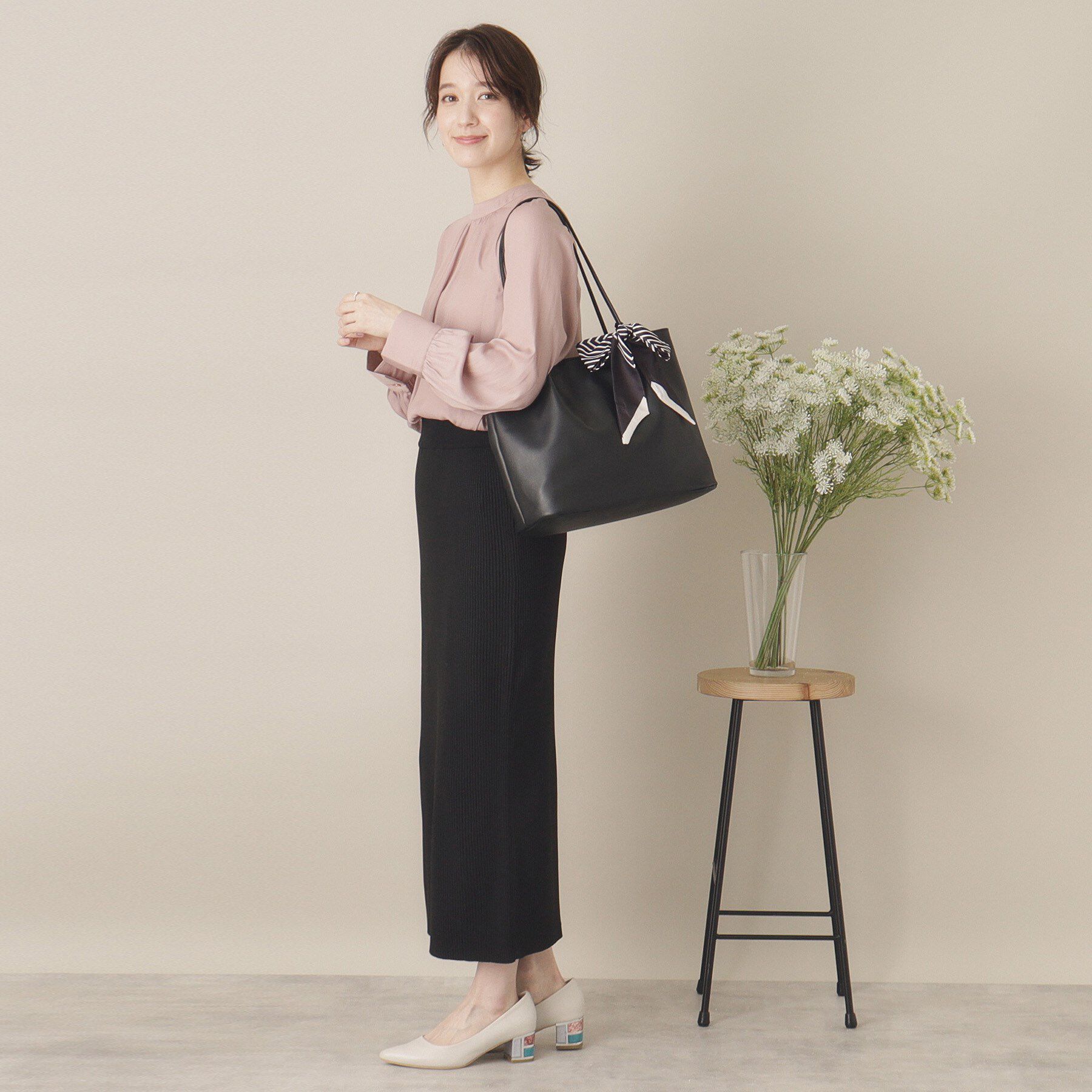 ITS&rsquo;DEMO「スカーフ付A4トート」|トートバッグ|