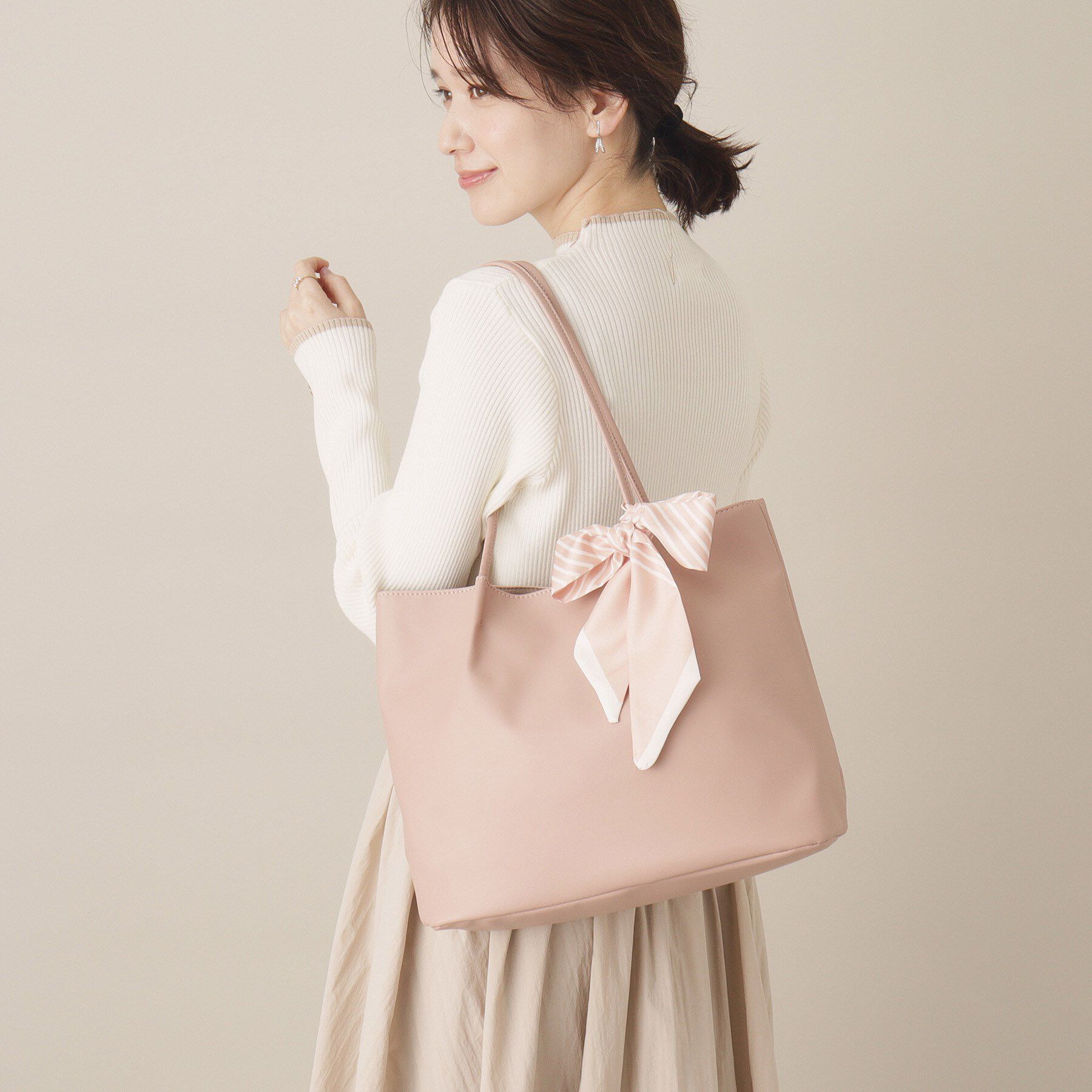 ITS&rsquo;DEMO「スカーフ付A4トート」|トートバッグ|