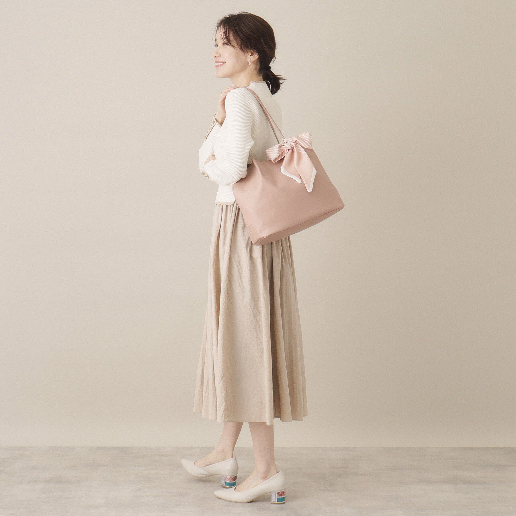 ITS&rsquo;DEMO「スカーフ付A4トート」|トートバッグ|