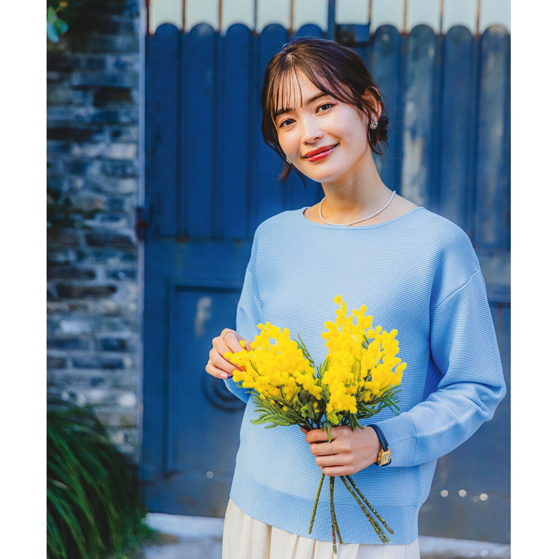 ITS&rsquo;DEMO「【アンチピリング／洗濯機OK】ガーター編みニット」|ニット・セーター|