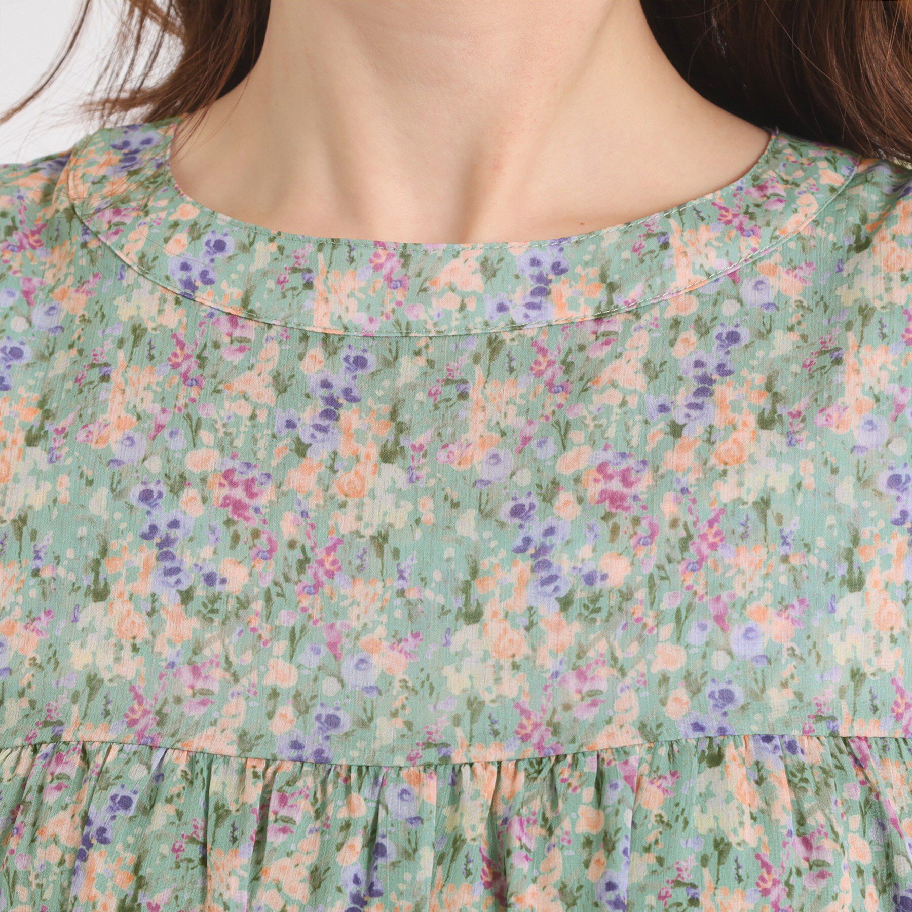 ITS&rsquo;DEMO「【洗濯機OK】マキシ丈ワンピース」|ワンピース|