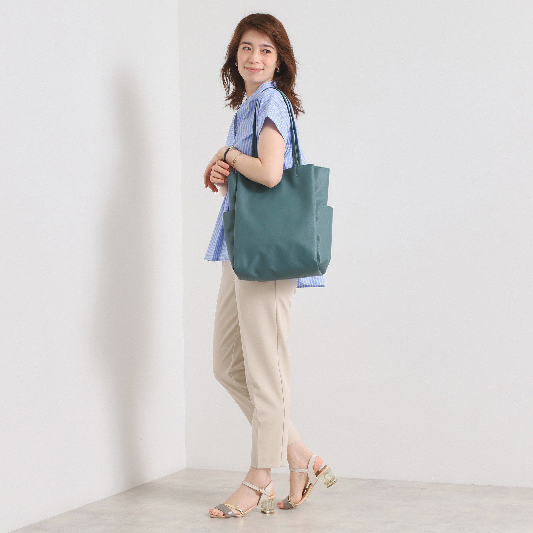 ITS&rsquo;DEMO「【A4対応／6ポケット】収納上手になれるトート」|トートバッグ|