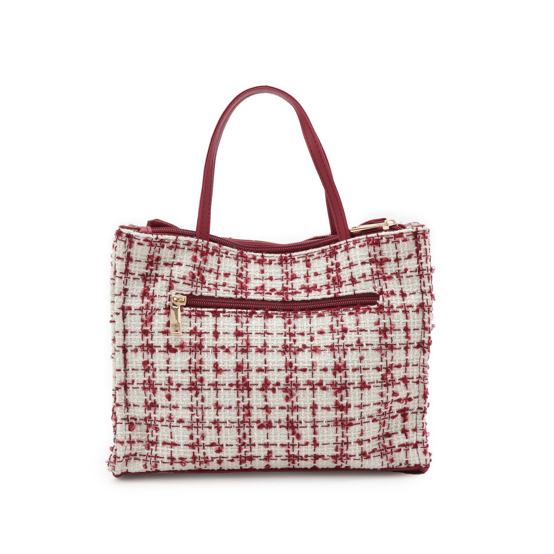 ITS&rsquo;DEMO「フリルツイードミニトート」|ハンドバッグ|