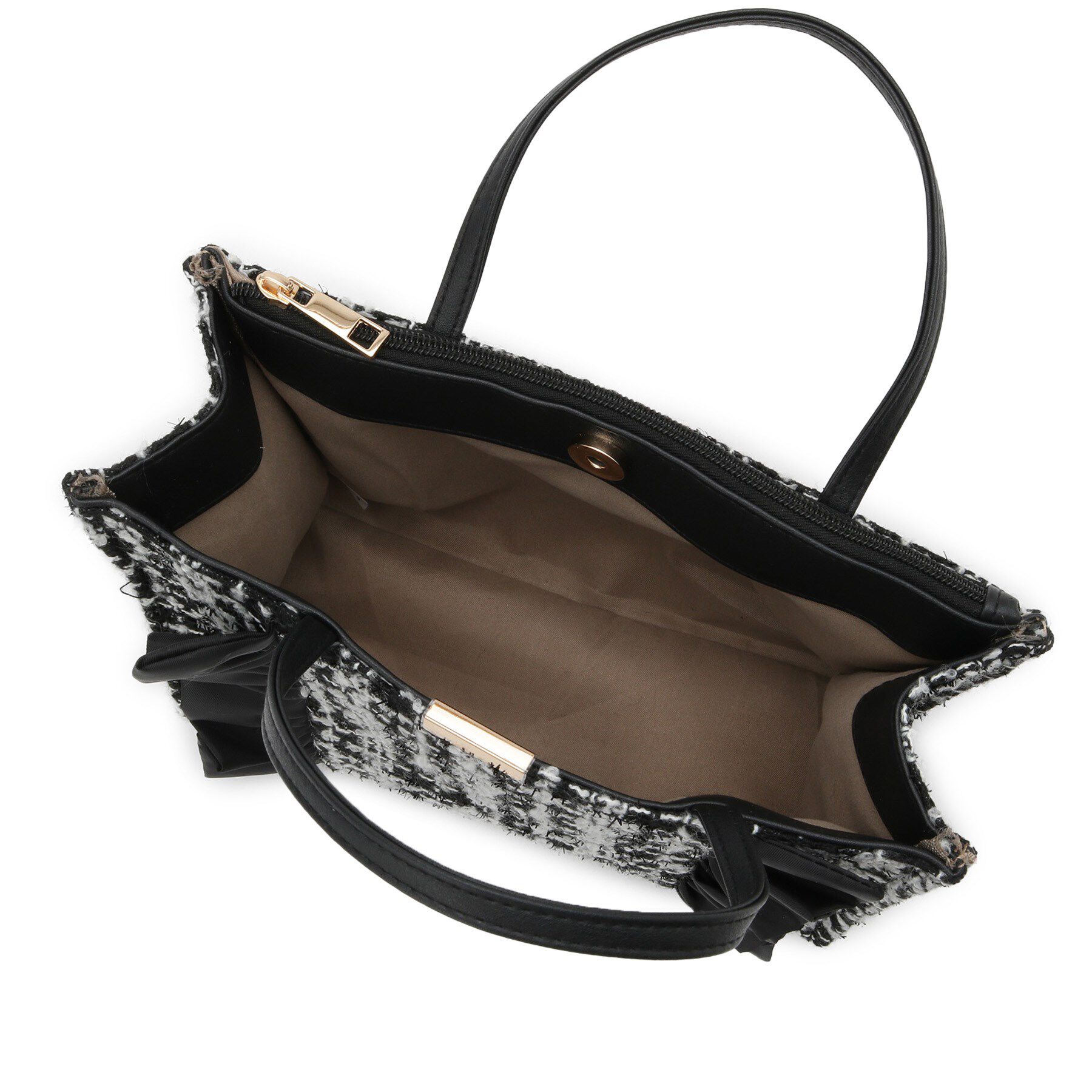 ITS&rsquo;DEMO「フリルツイードミニトート」|ハンドバッグ|