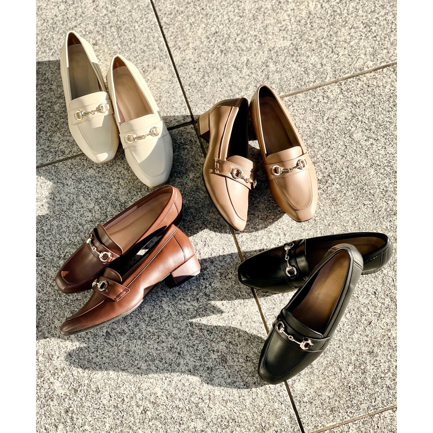 ESPERANZA「スクエアトゥローファー レイン対応」|パンプス|