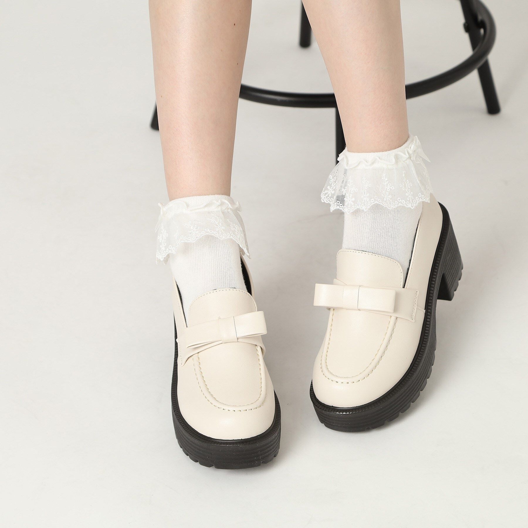 csT&P「リボン付きローファー」|パンプス|