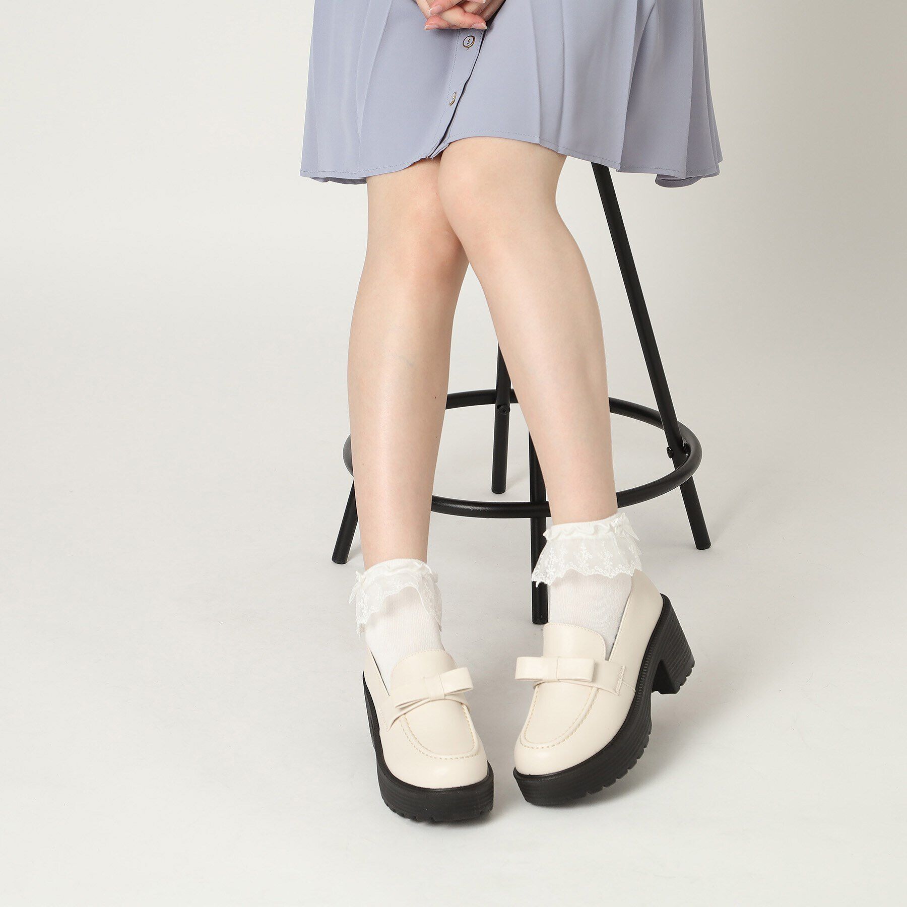 csT&P「リボン付きローファー」|パンプス|