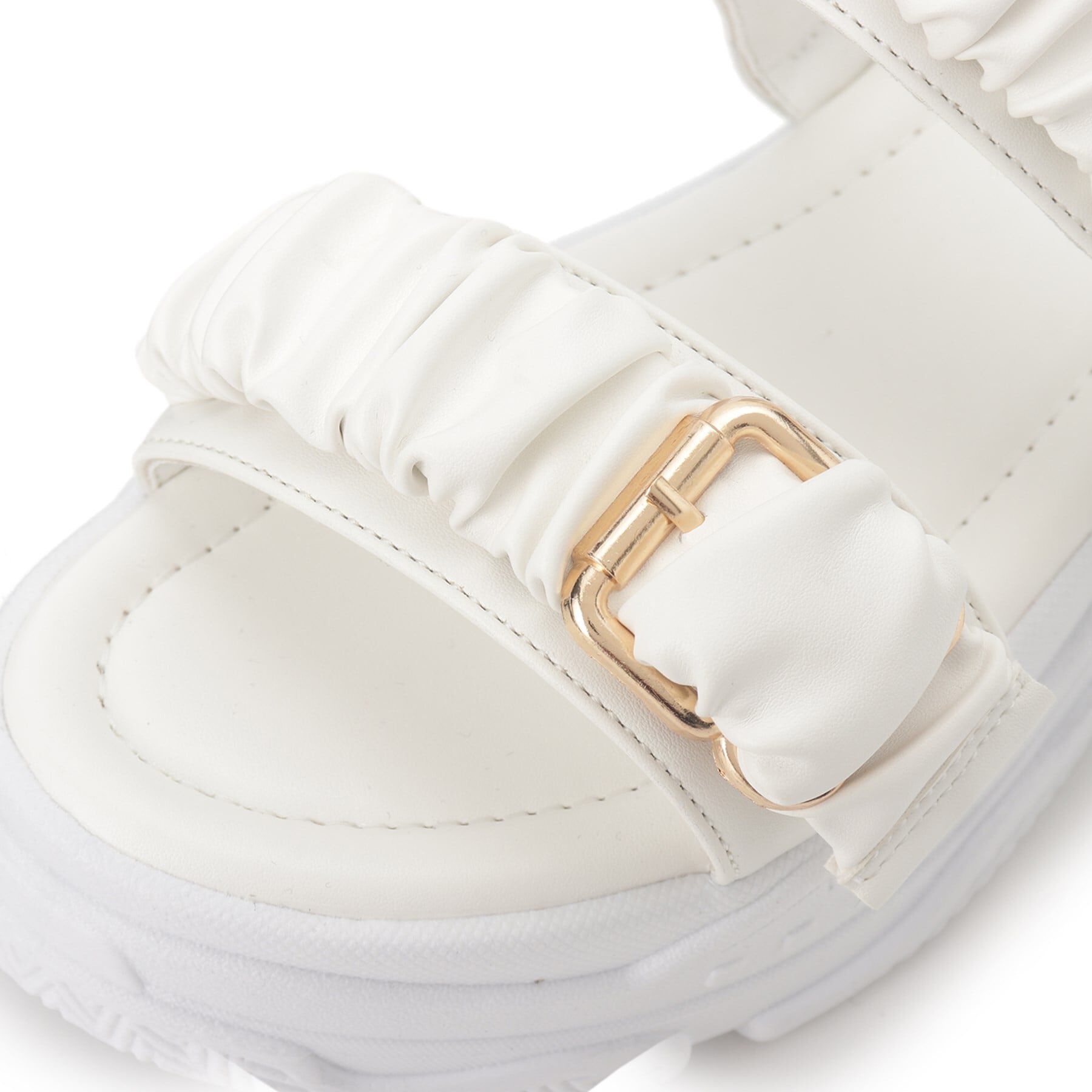 csT&P「厚底クシュクシュベルトスポサン」|サンダル|