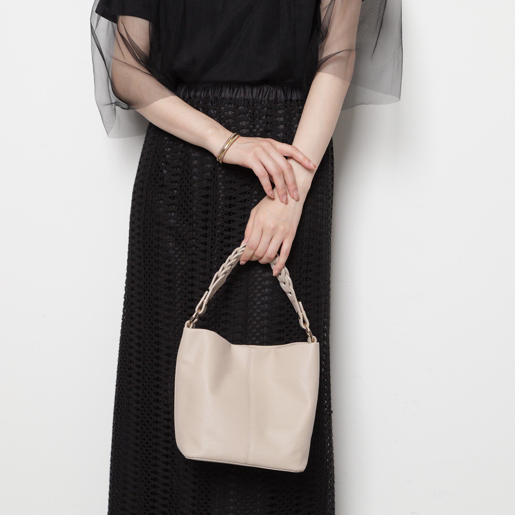 ESPERANZA「2WAYチェーン編みハンドルショルダーバッグ」|ショルダー・メッセンジャー|