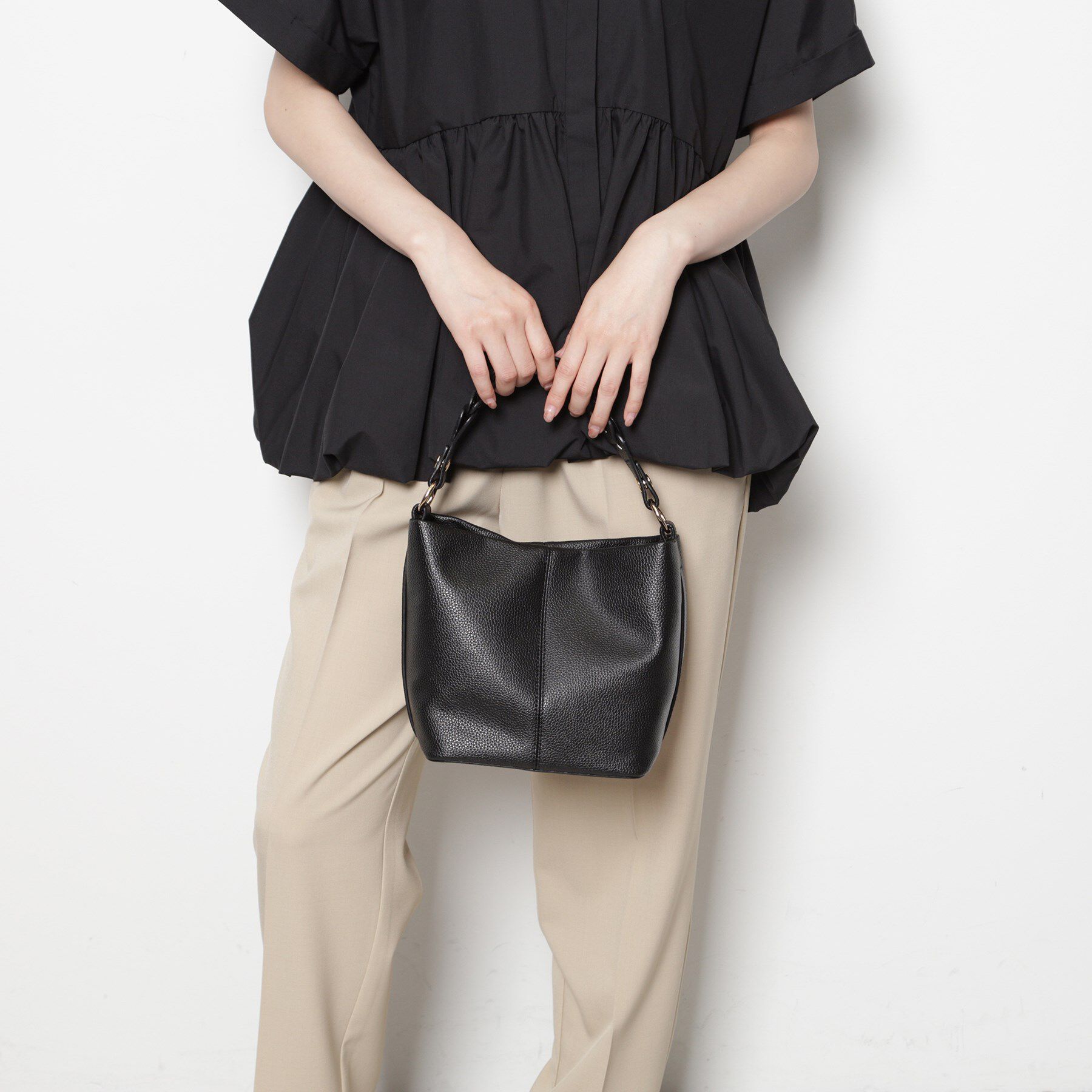 ESPERANZA「2WAYチェーン編みハンドルショルダーバッグ」|ショルダー・メッセンジャー|