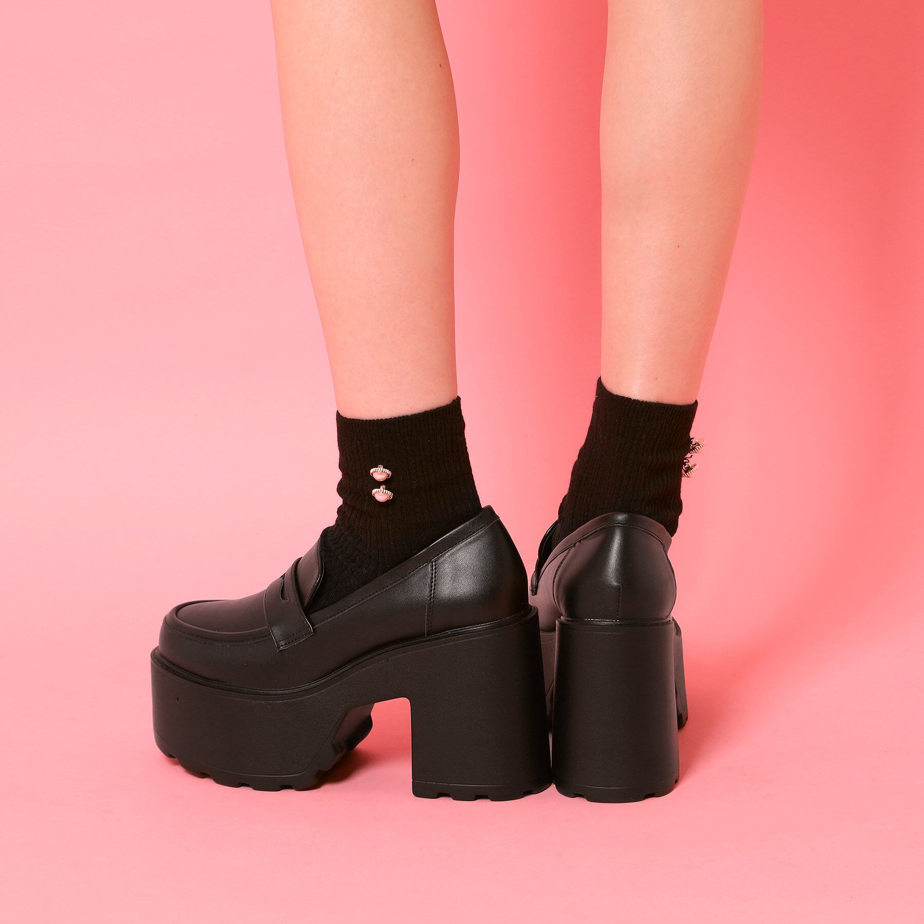 csT&P「厚底ローファーパンプス」|パンプス|