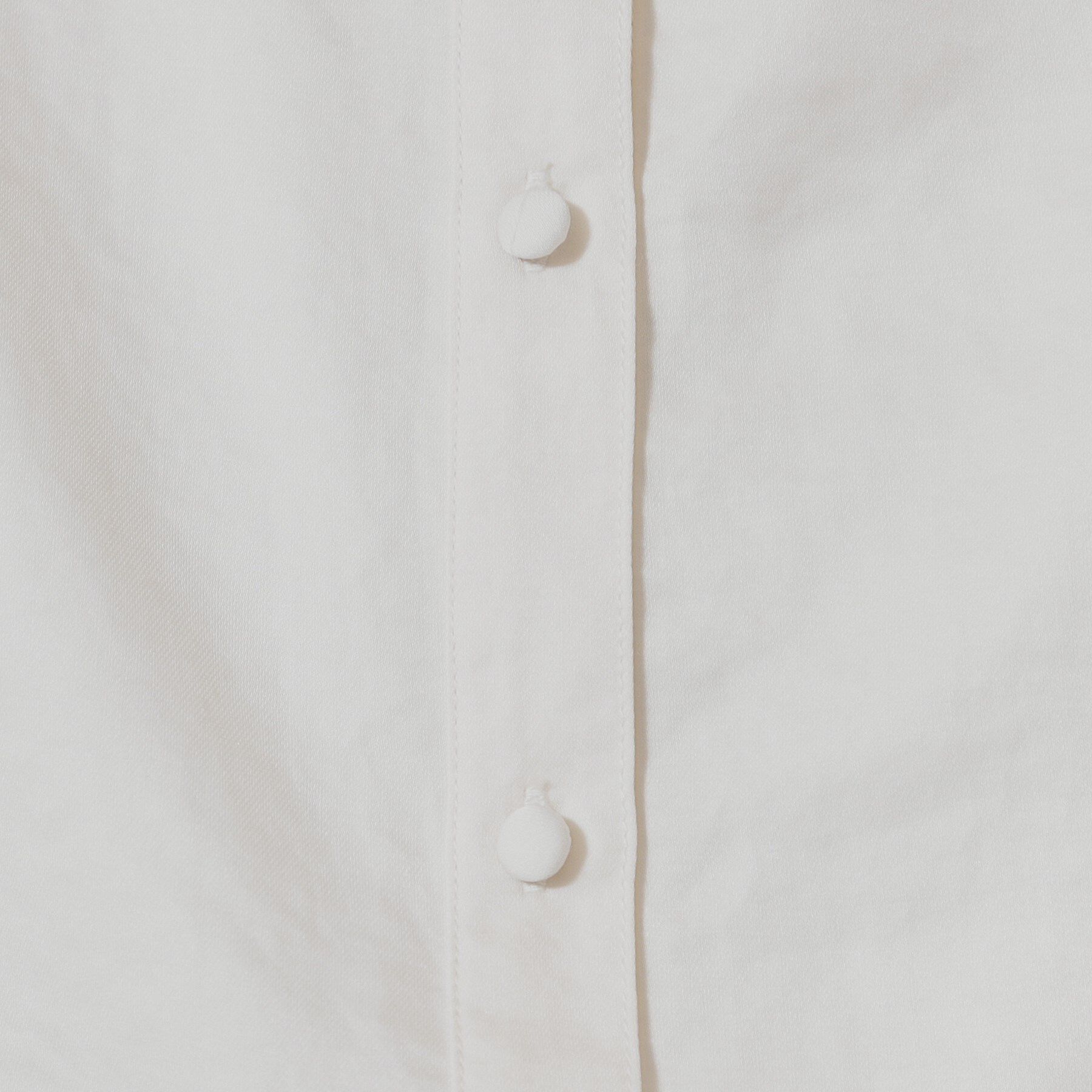 SunaUna「【衿フリル／パフスリーブ】ヴィンテージサテンブラウス」|シャツ・ブラウス|