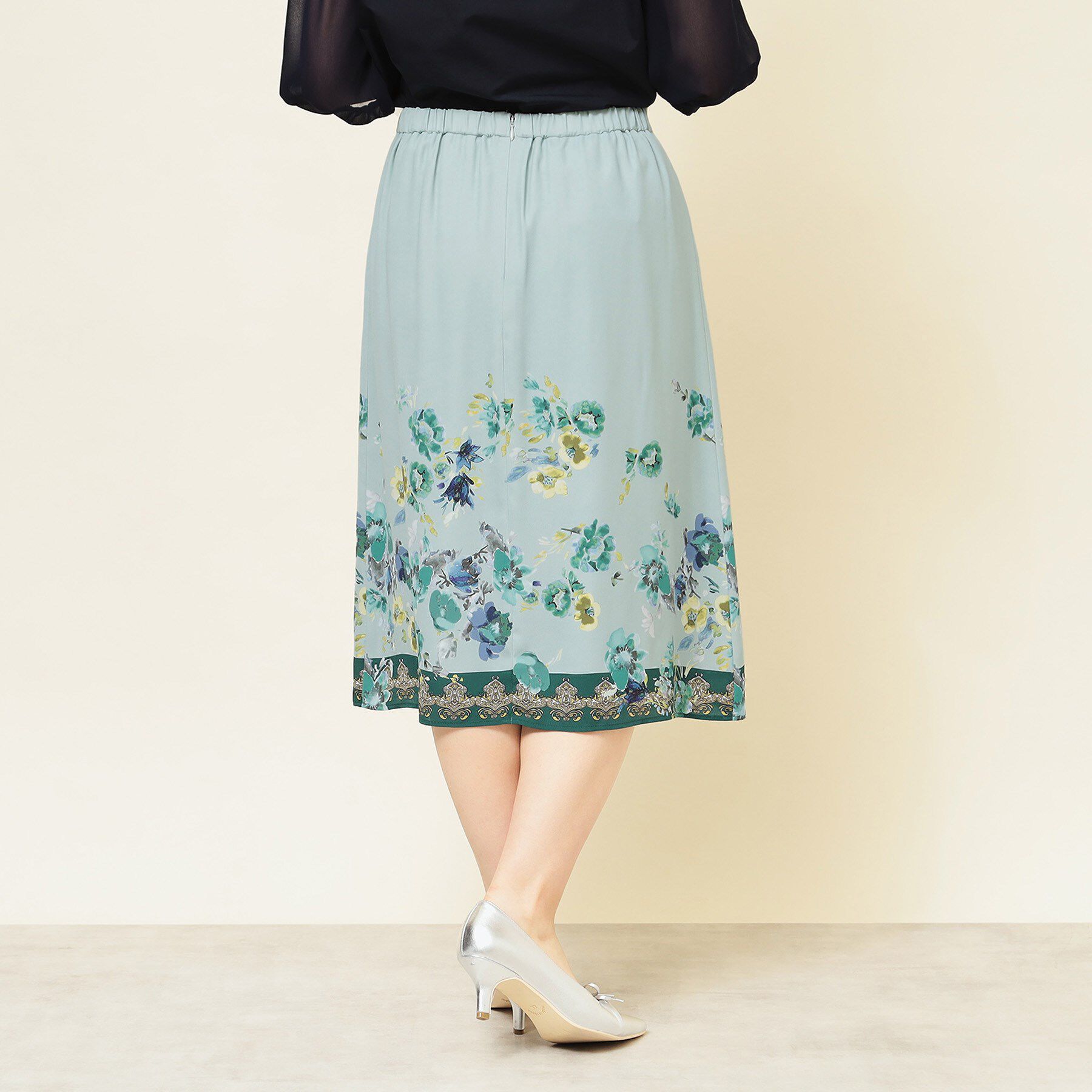 SunaUna「【パネル柄／S～L】プリントスカート」|スカート|