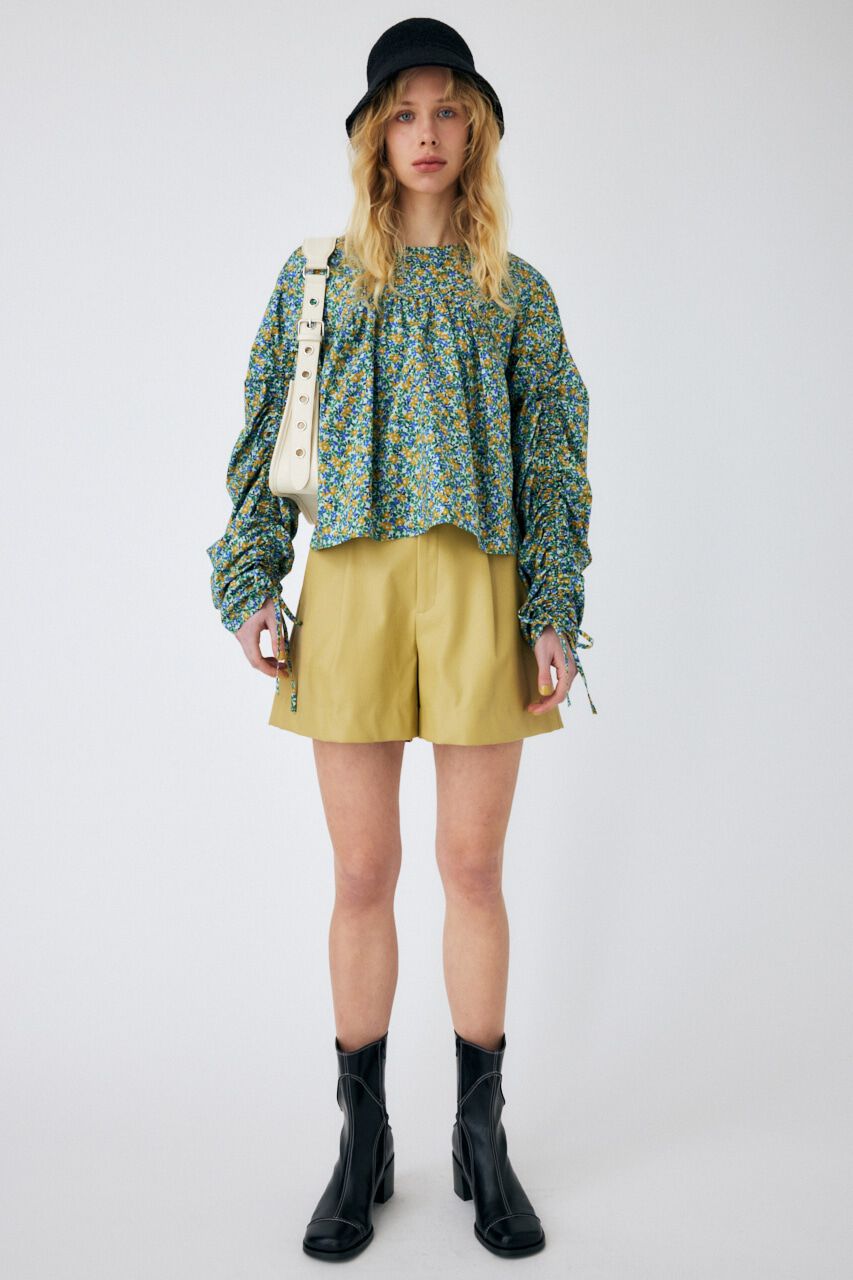 MOUSSY「F/LEATHER HW HALF パンツ」|その他|