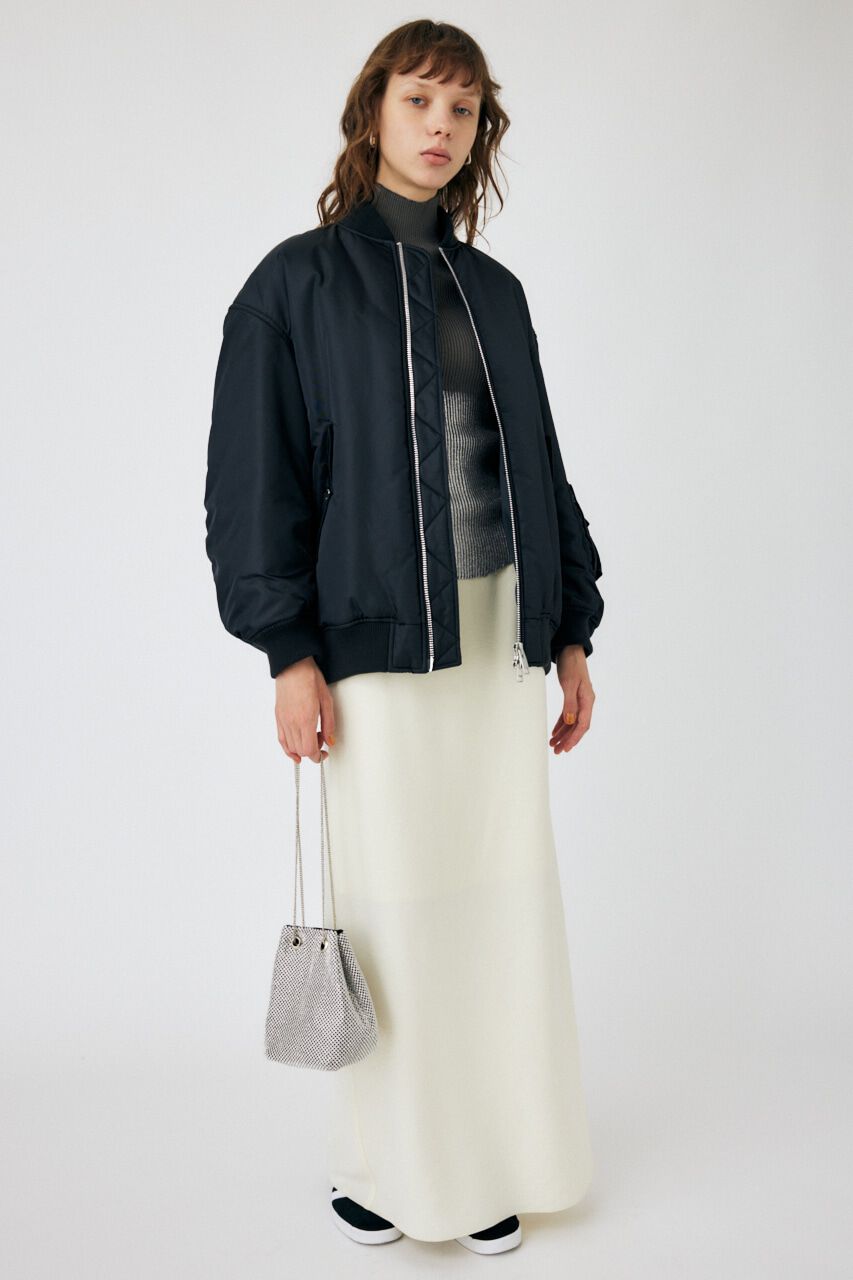 MOUSSY「OVER MA1 ジャケット」|ブルゾン・スタジャン|