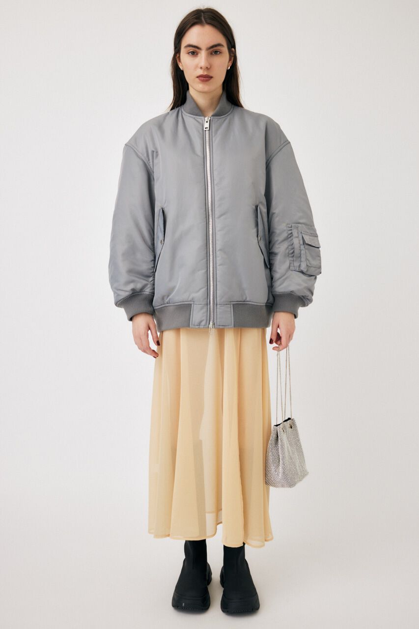 MOUSSY「OVER MA1 ジャケット」|ブルゾン・スタジャン|