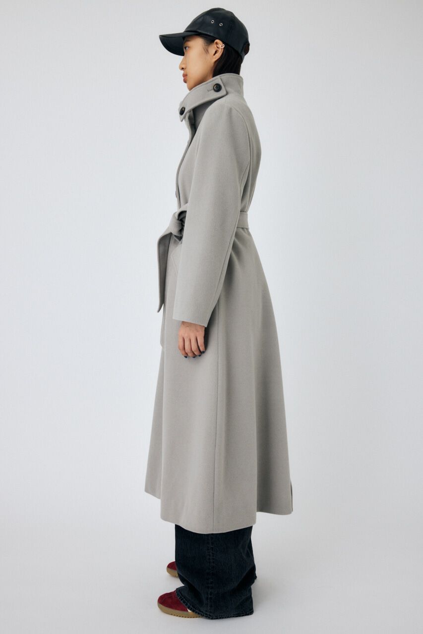 MOUSSY「STAND COLLAR ロングコート」|その他|