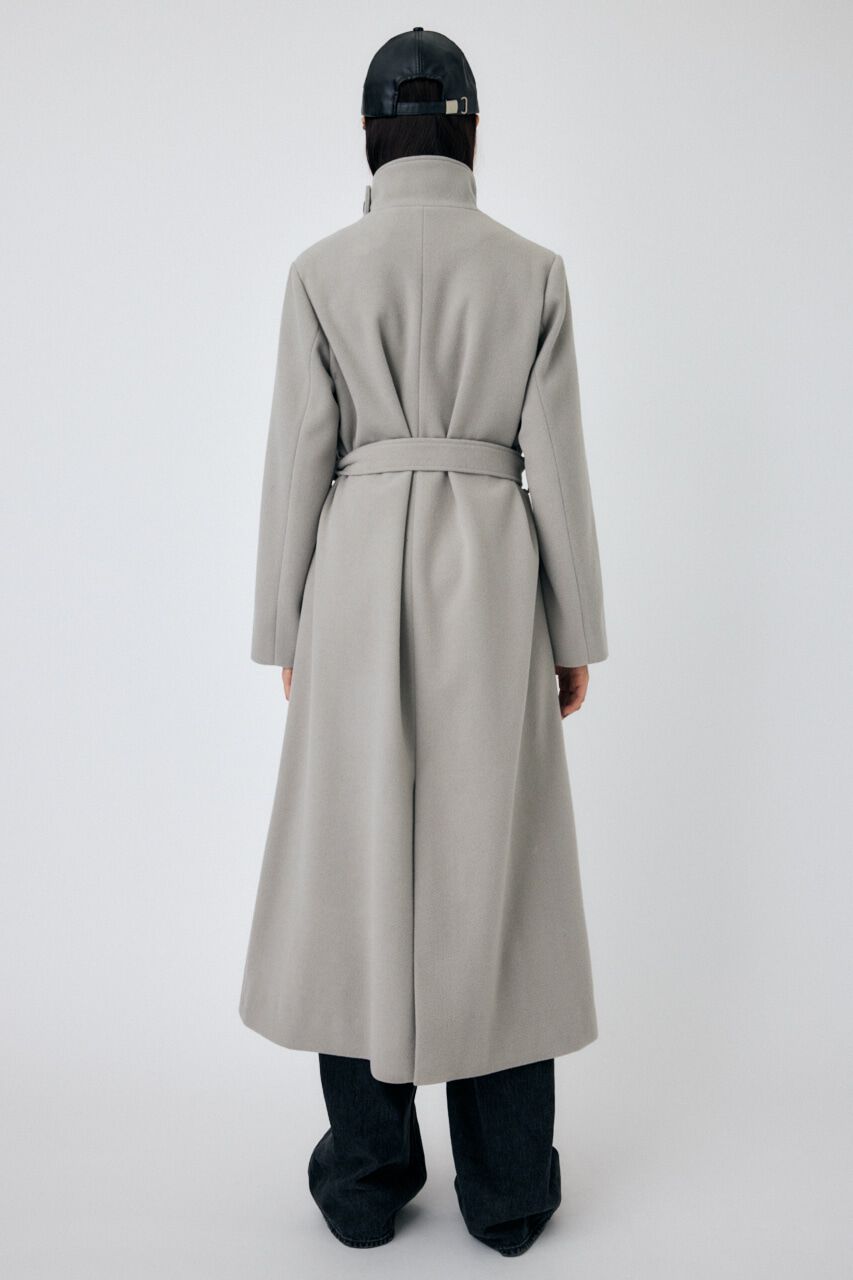 MOUSSY「STAND COLLAR ロングコート」|その他|