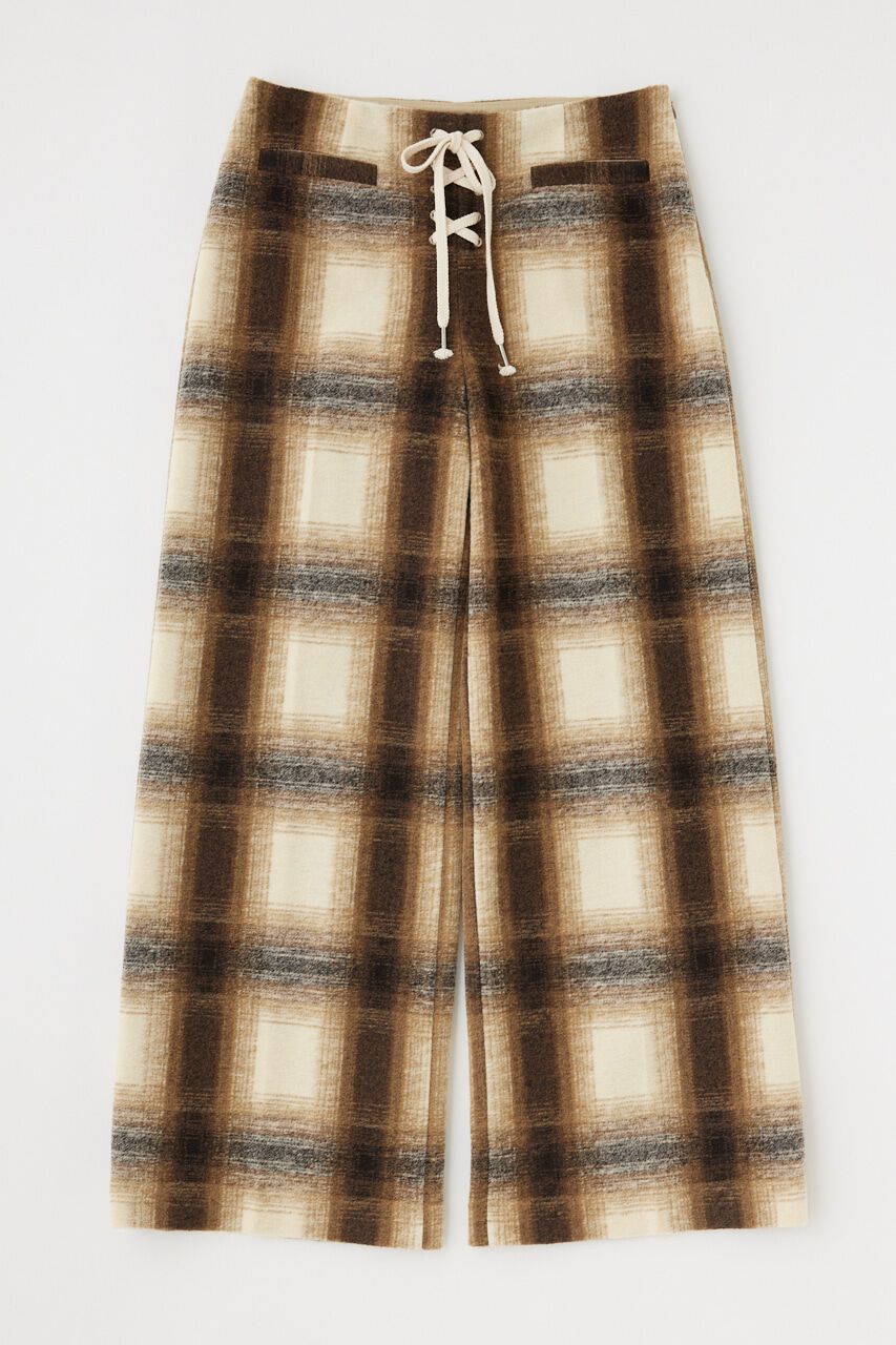 MOUSSY「FRONT LACE-UP WIDE パンツ」|その他|