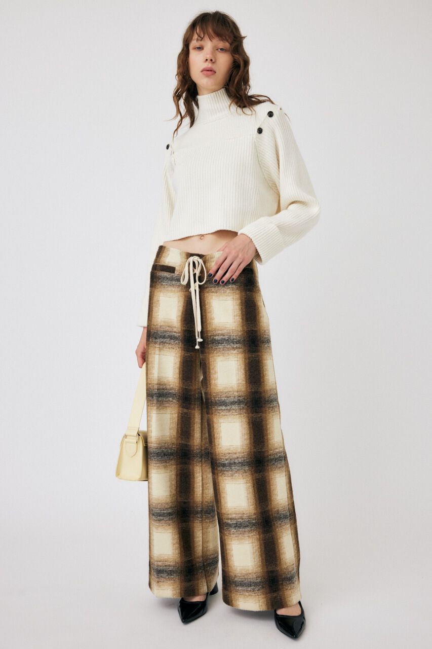 MOUSSY「FRONT LACE-UP WIDE パンツ」|その他|