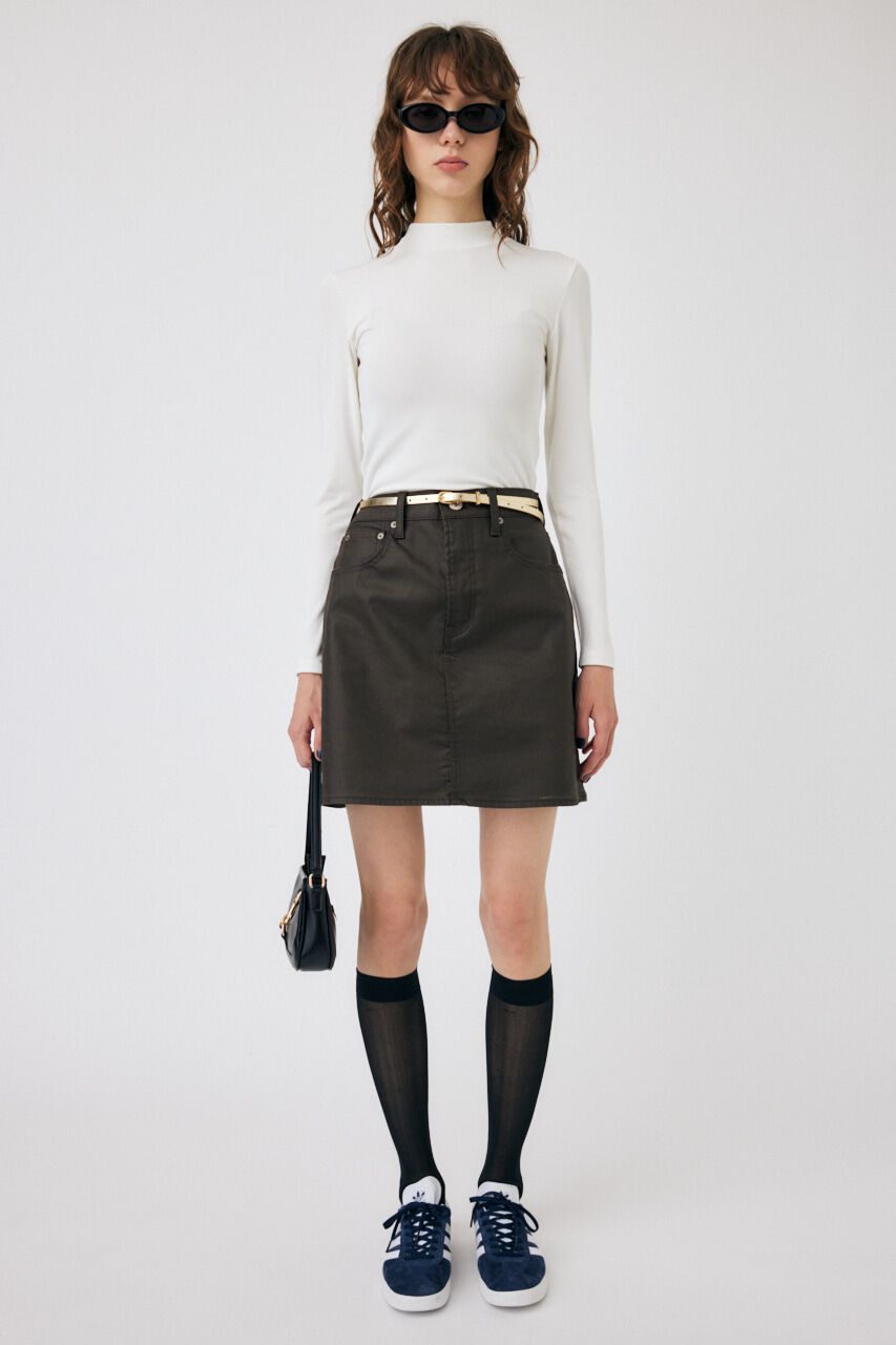 MOUSSY「HIGH NECK SKIN トップス」|Tシャツ・カットソー|