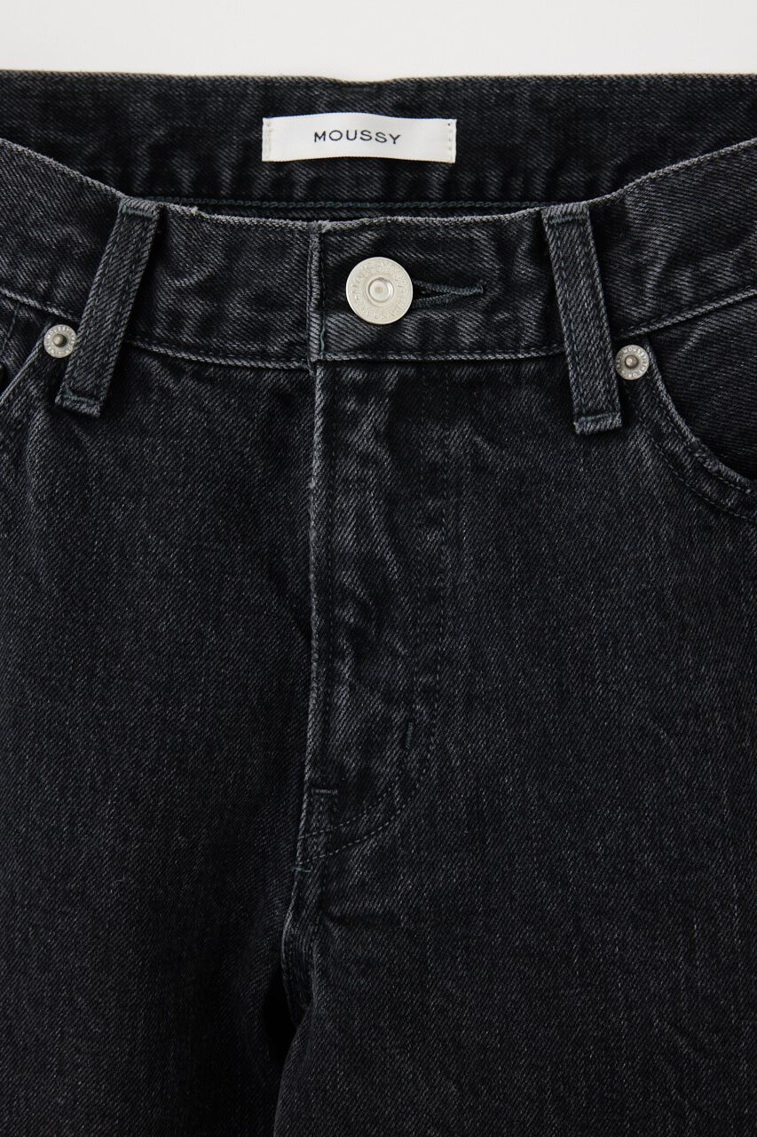 MOUSSY「90S LOWRISE BLK STRAIGHT」|デニム|