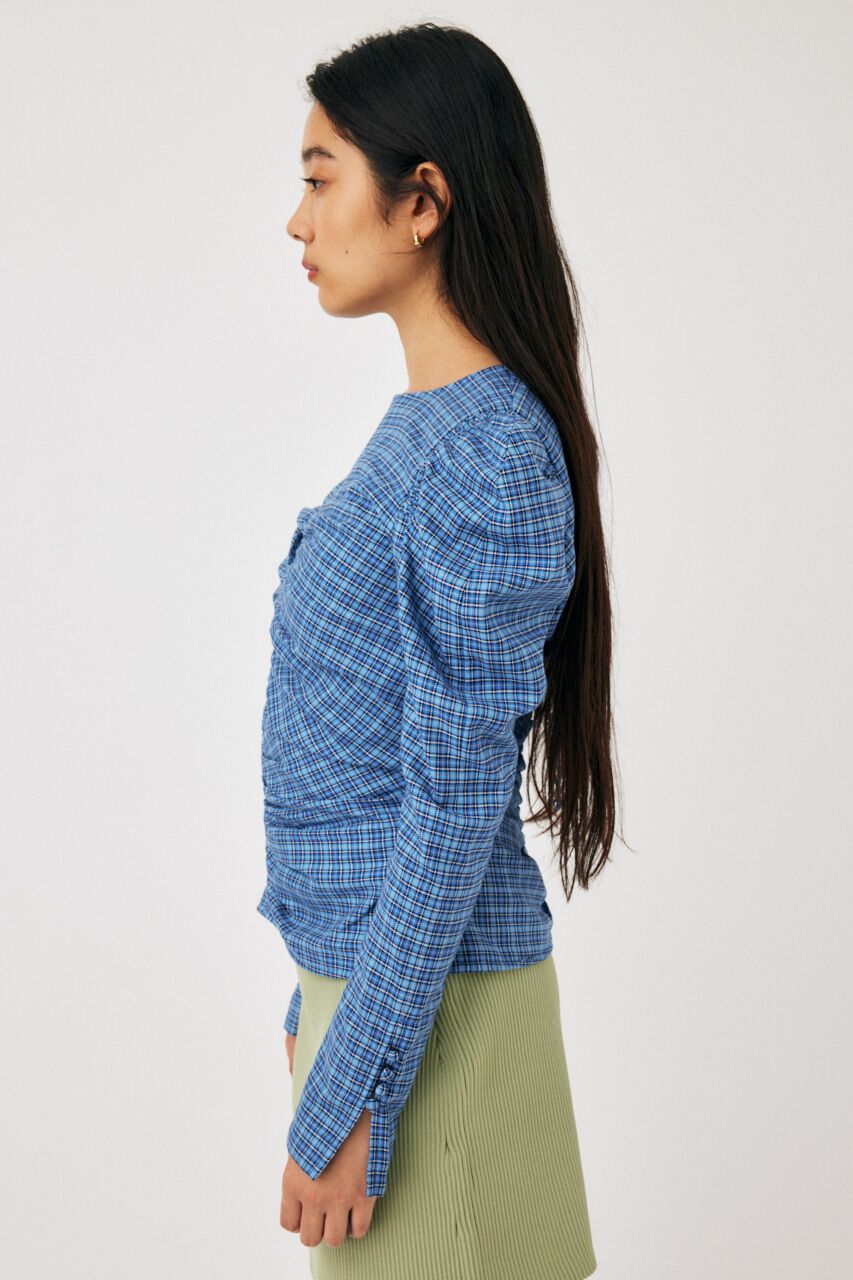 MOUSSY「PUFF SLEEVE GATHER ブラウス」|シャツ・ブラウス|